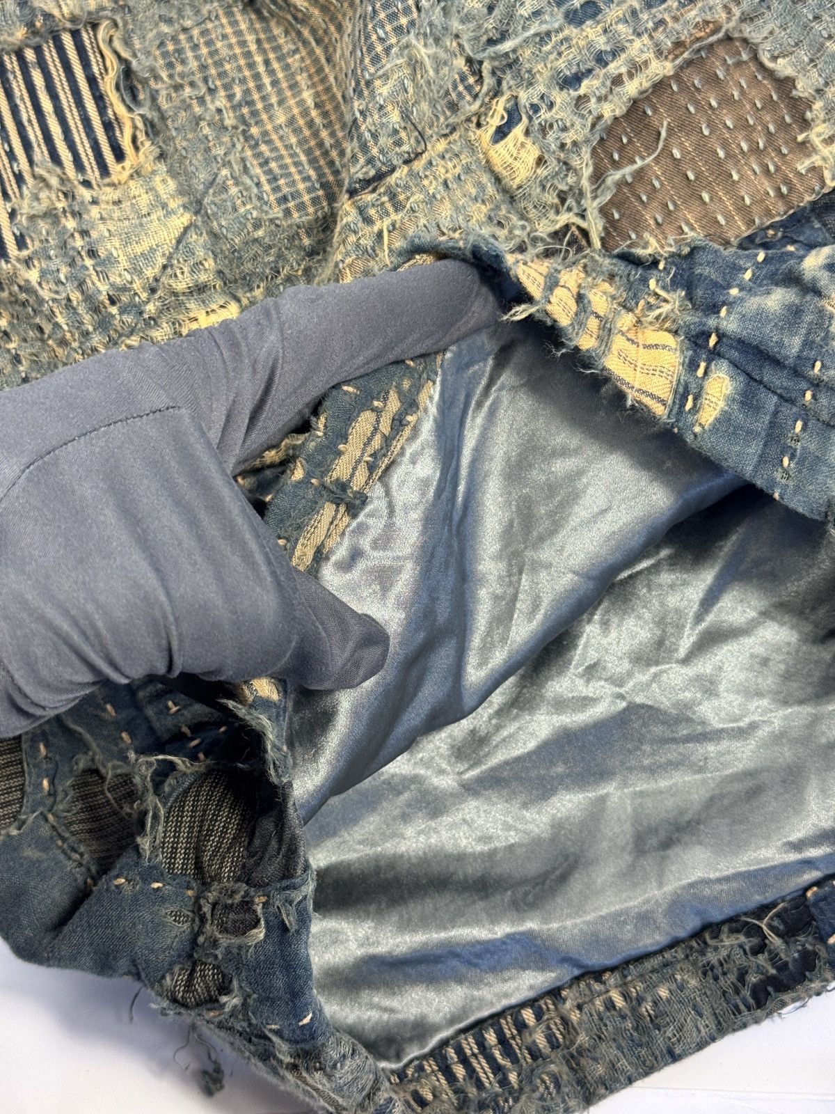 Kapital BORO CRASH SIRLOIN OLD MAN AND THE SEA DENIM SHORTS SIZE: 4 Size US 36 / EU 52 - 9 Thumbnail