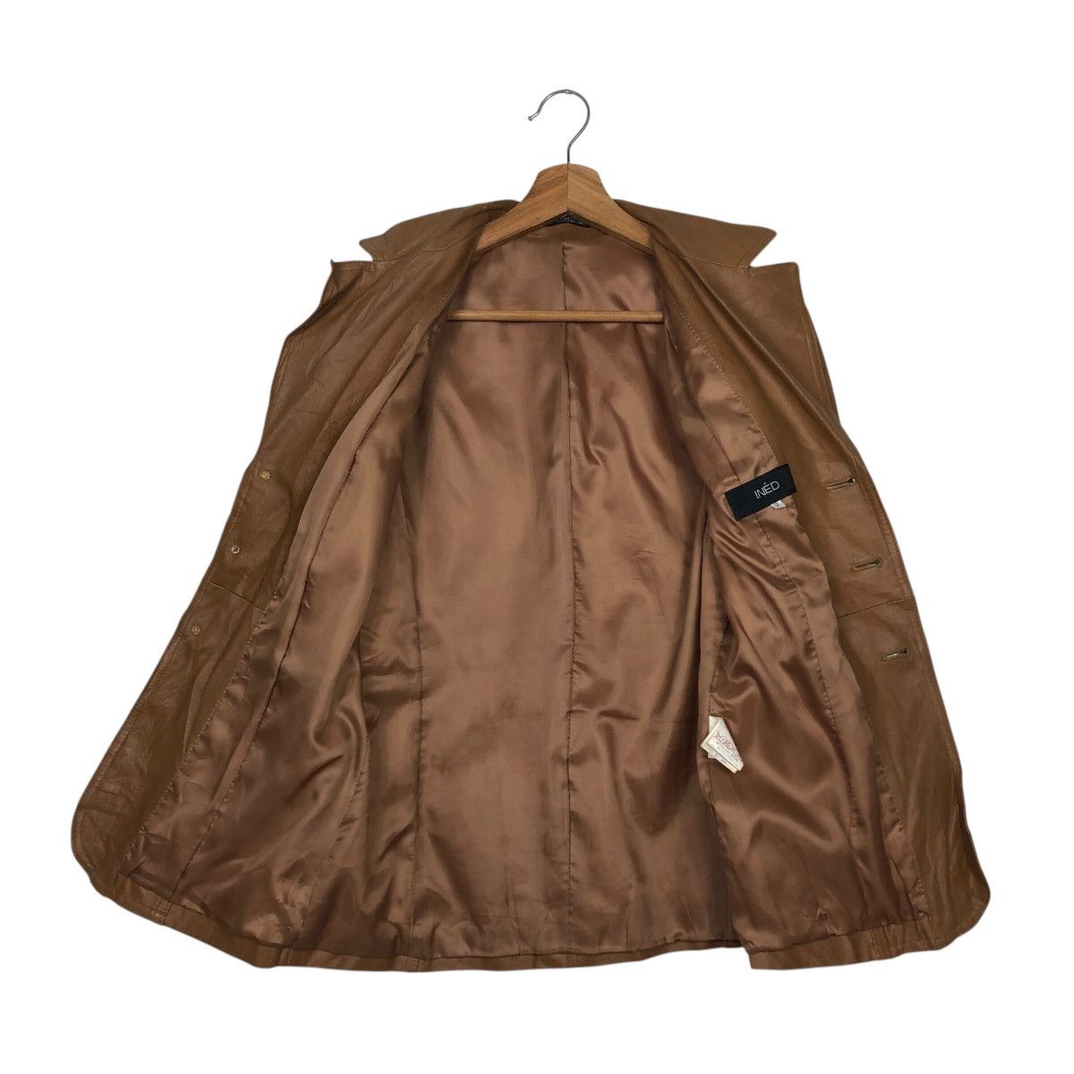 Japanese Brand 📌Vintage Cropped Button Leather Jacket Ined Yohji Yamamoto Size US M / EU 48-50 / 2 - 15 Thumbnail