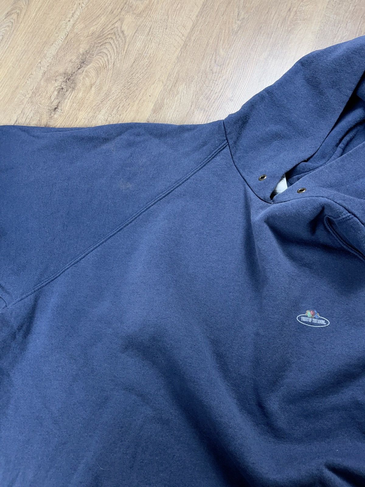 Vintage ➕vintage sick fade 90s fruit of the loom baggy boxy hoodie Size US XXL / EU 58 / 5 - 4 Thumbnail