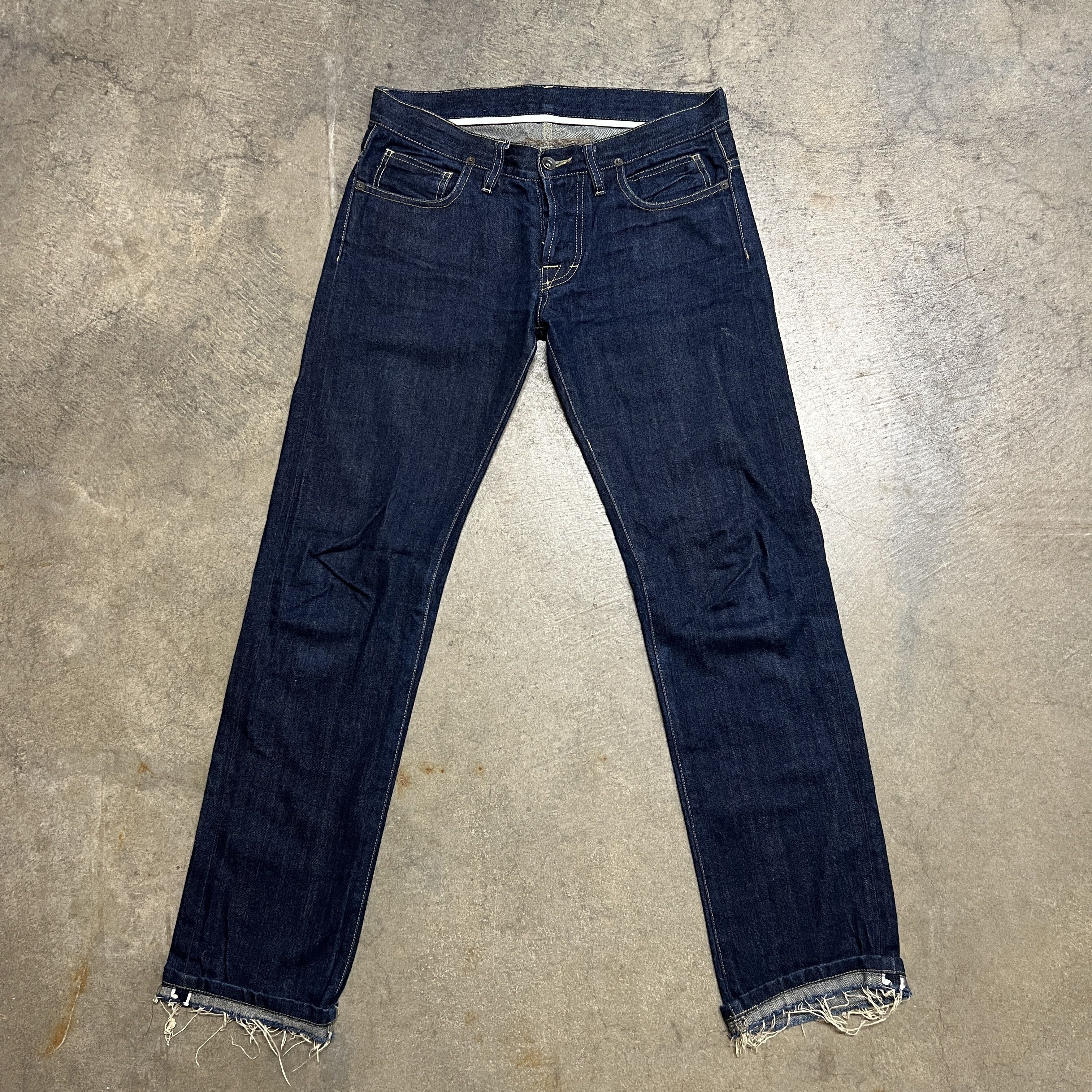 Rick Owens Rick Owens Early 2003/2004 Blue Denim Size US 28 / EU 44 - 1 Thumbnail