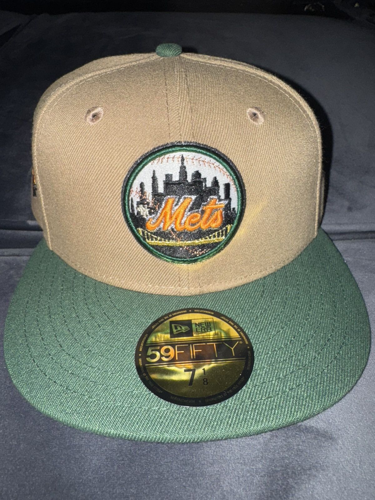 New Era New Era 59Fifty New York Mets 50th Anniversary Khaki Size ONE SIZE - 1 Thumbnail