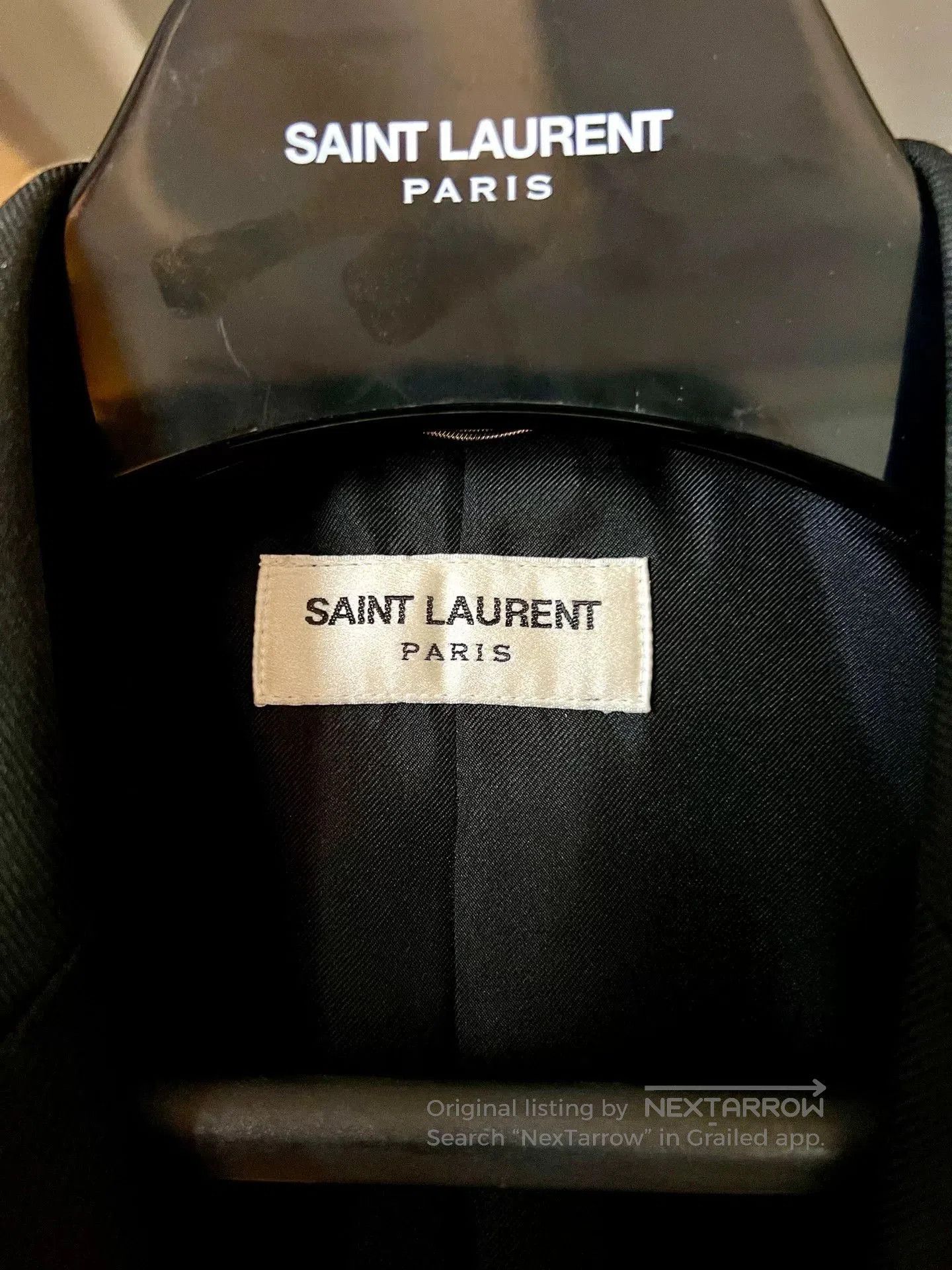 Saint Laurent Paris saint laurent black leather blazer. Size US M / EU 48-50 / 2 - 3 Thumbnail