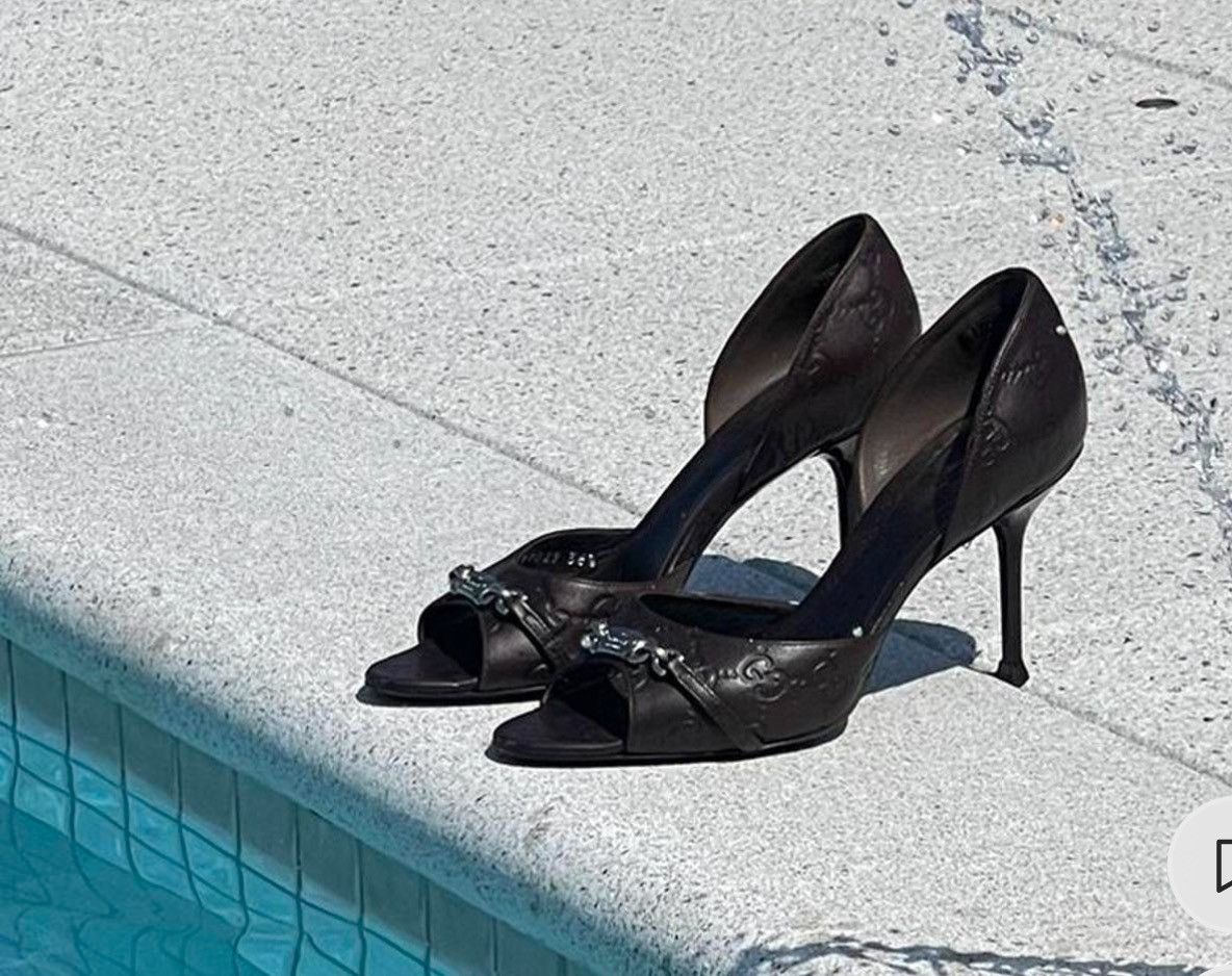 image of Gucci 2006 Heel Shoes in Brown, Women's (Size 5.5)