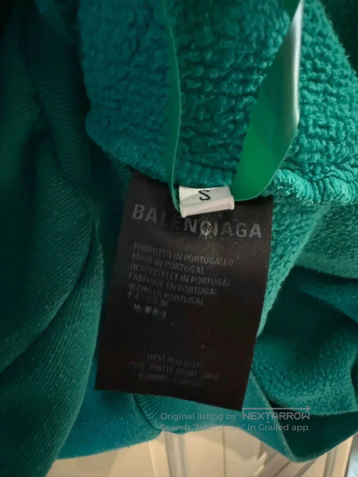 Balenciaga balenciaga turquoise oversized hoodie. Size US S / EU 44-46 / 1 - 3 Thumbnail