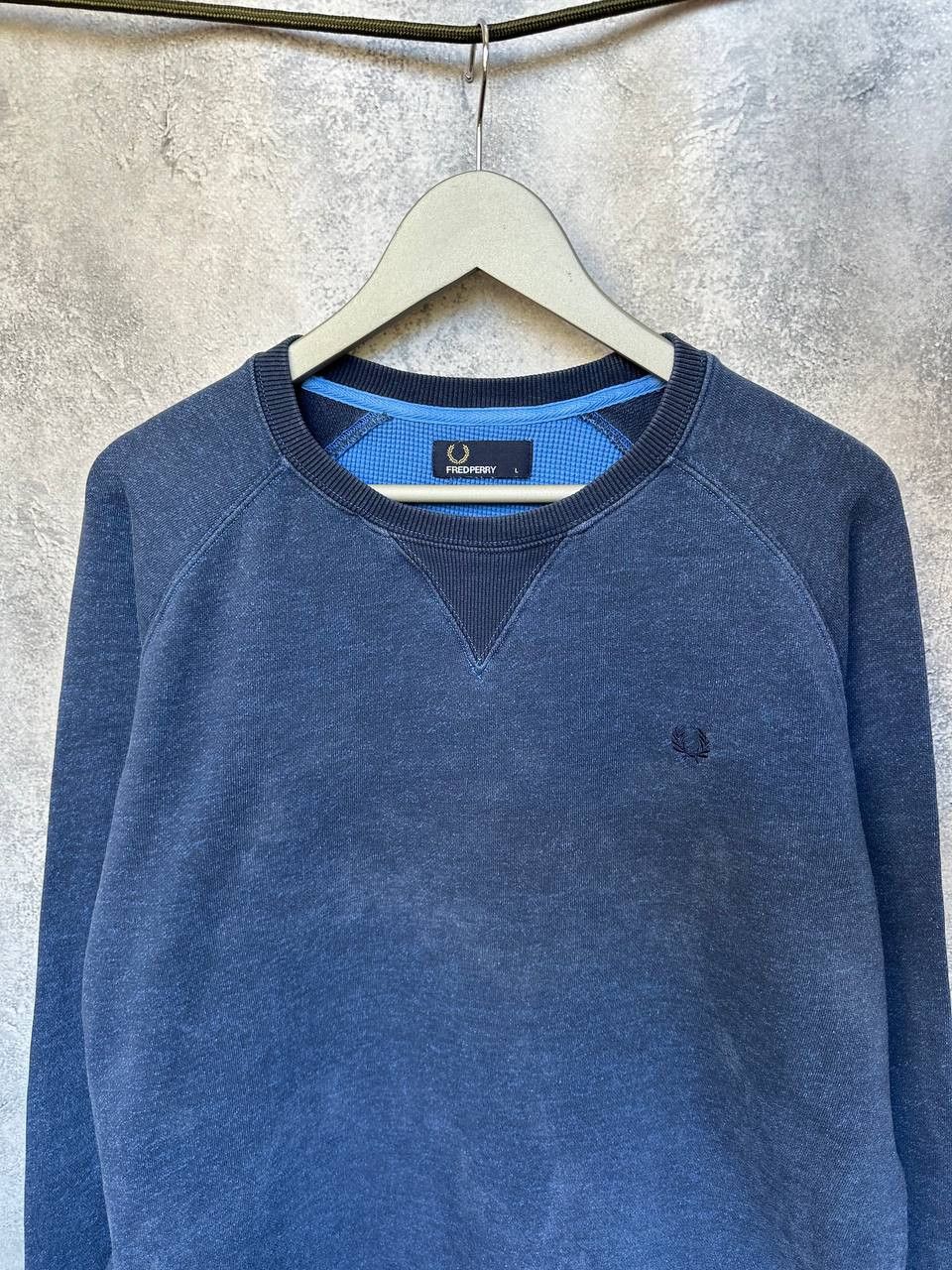 Fred Perry Fred Perry Crew neck Sweatshirt Blue Cotton Sweater Jumper Size US L / EU 52-54 / 3 - 5 Thumbnail