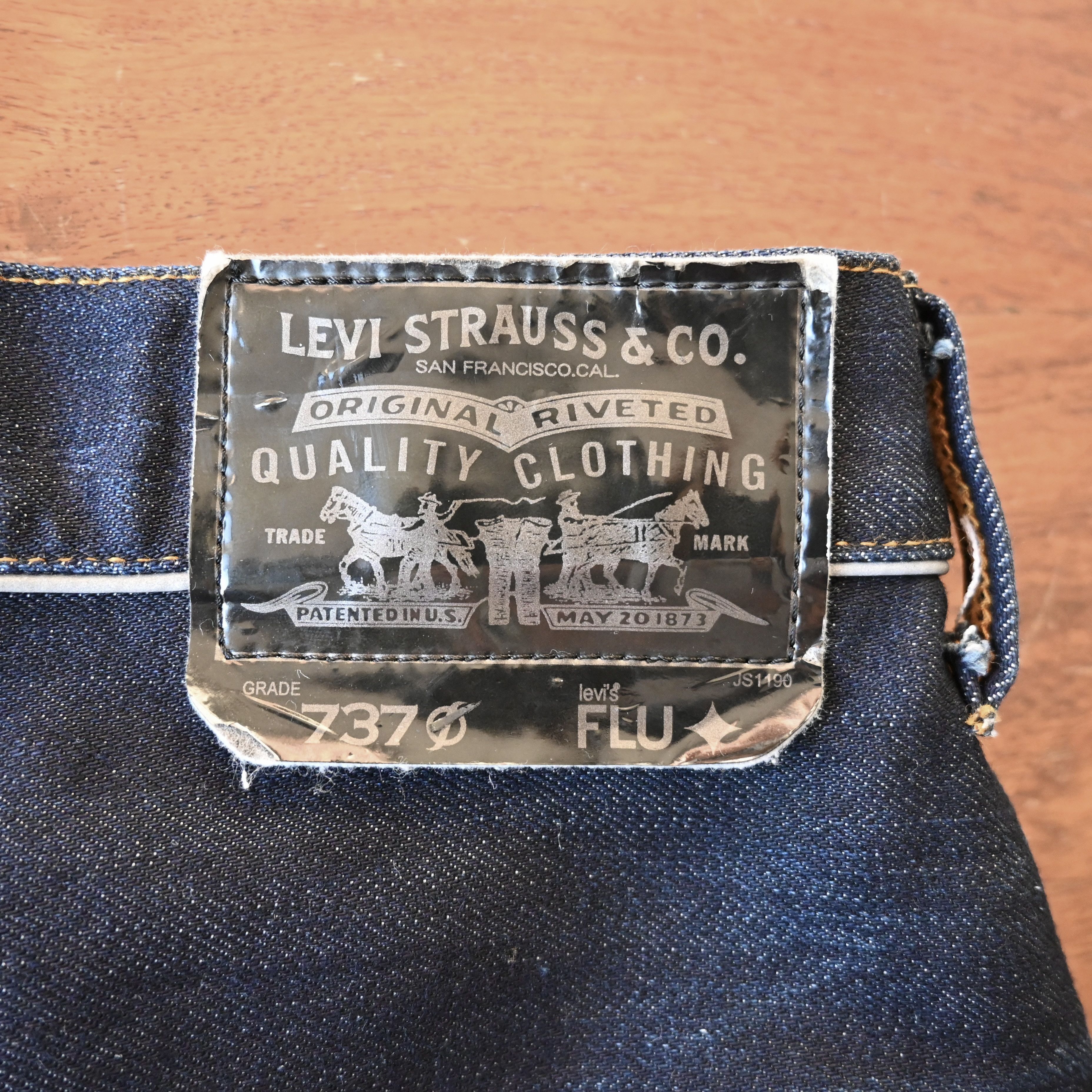 Levi's 2007 Levi's FLU 737⌀ reflective trim jeans, made in Japan Size US 34 / EU 50 - 14 Thumbnail