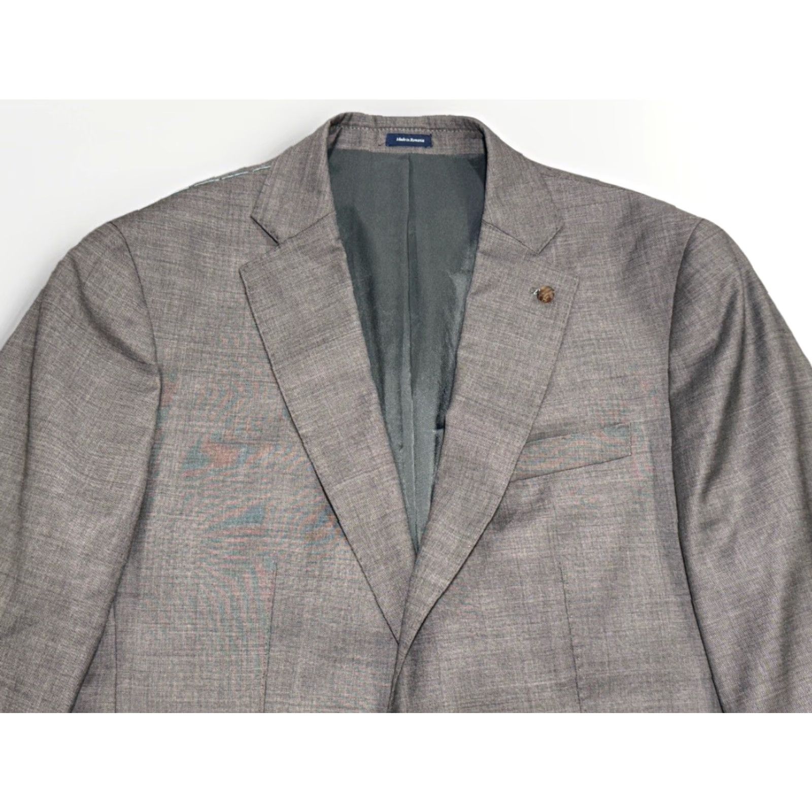 Peter Millar Peter Millar Crown Crafted Plaid Soft Jacket Blazer 40R Gray Wool Mens Casual Formal Size 40R - 2 Thumbnail