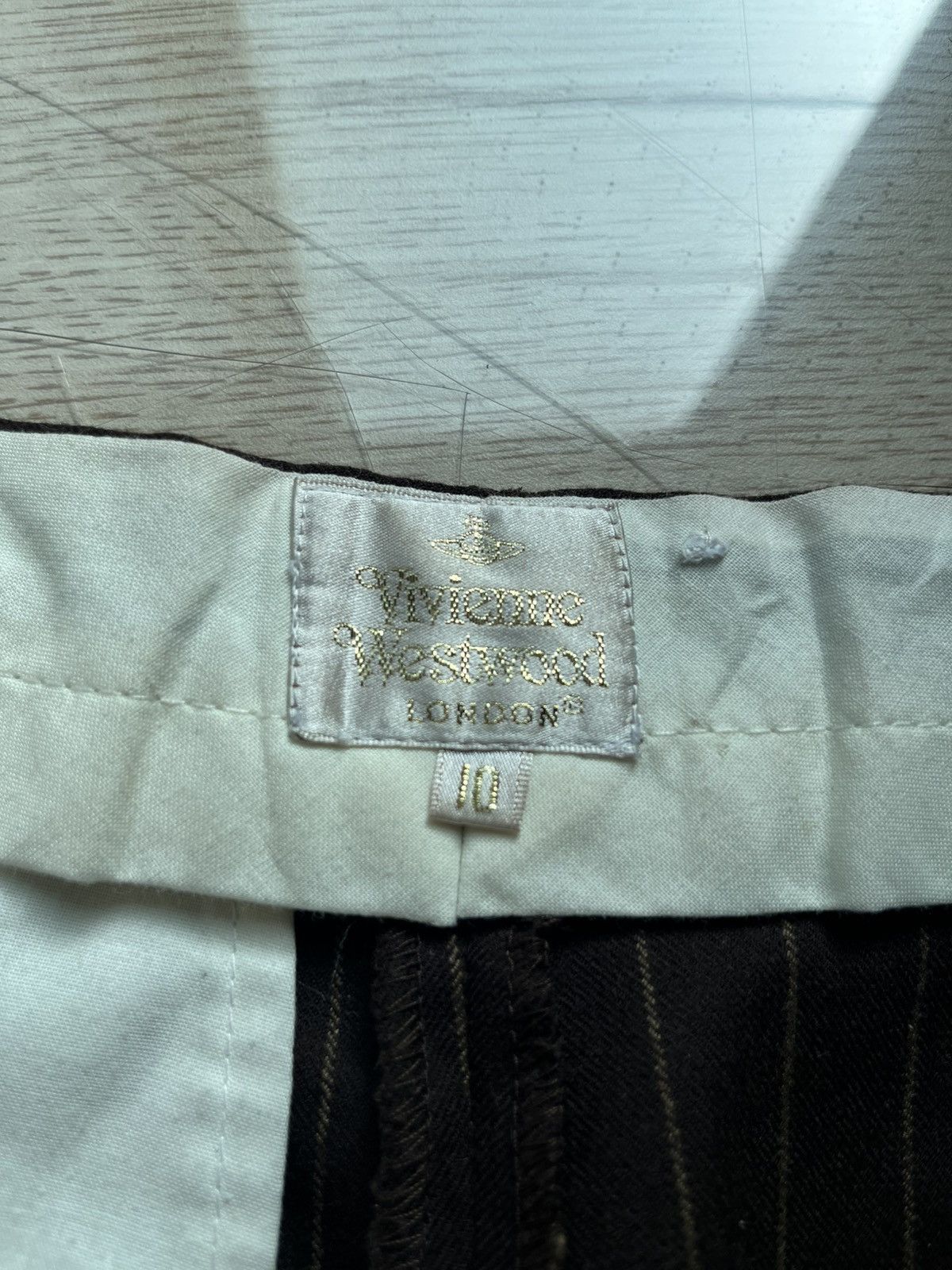 Vivienne Westwood 10 Vivienne Westwood vintage hourglass pinstripe pants Size 28" / US 6 / IT 42 - 9 Thumbnail