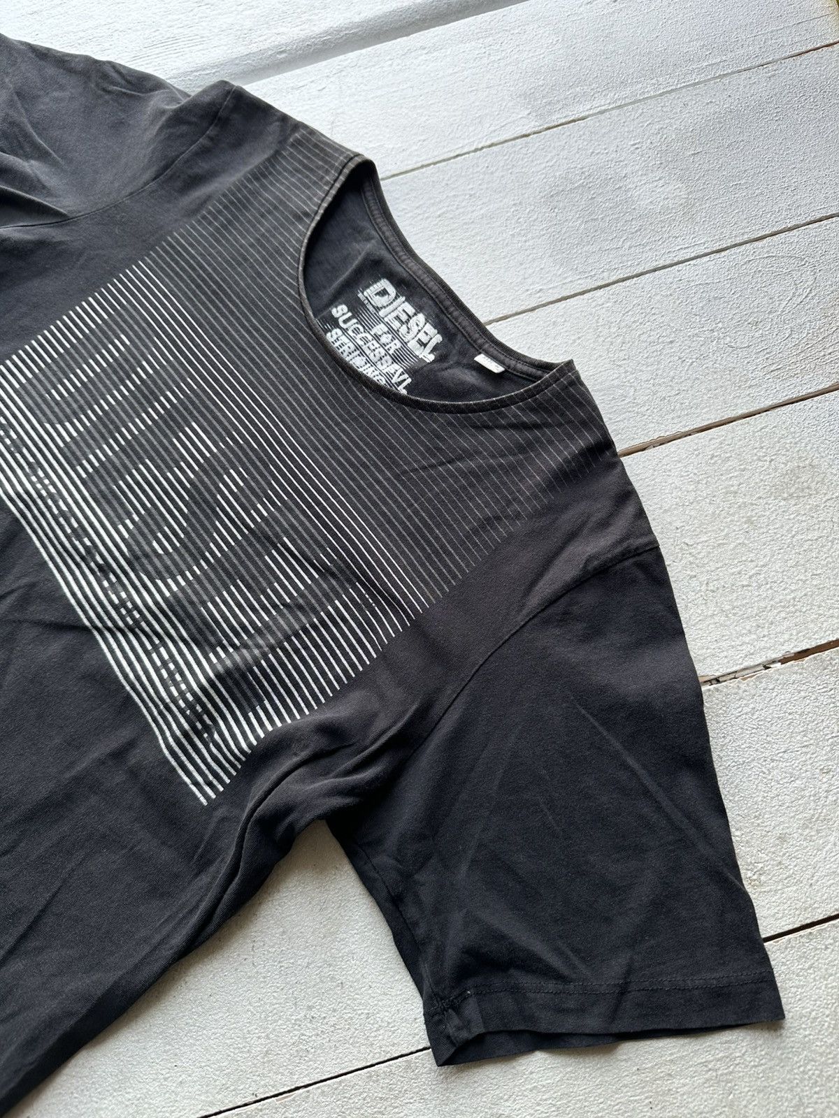 Diesel 🚨Rare color Diesel Logo punk tee shirt AVANT GARDE faded Size US M / EU 48-50 / 2 - 2 Thumbnail