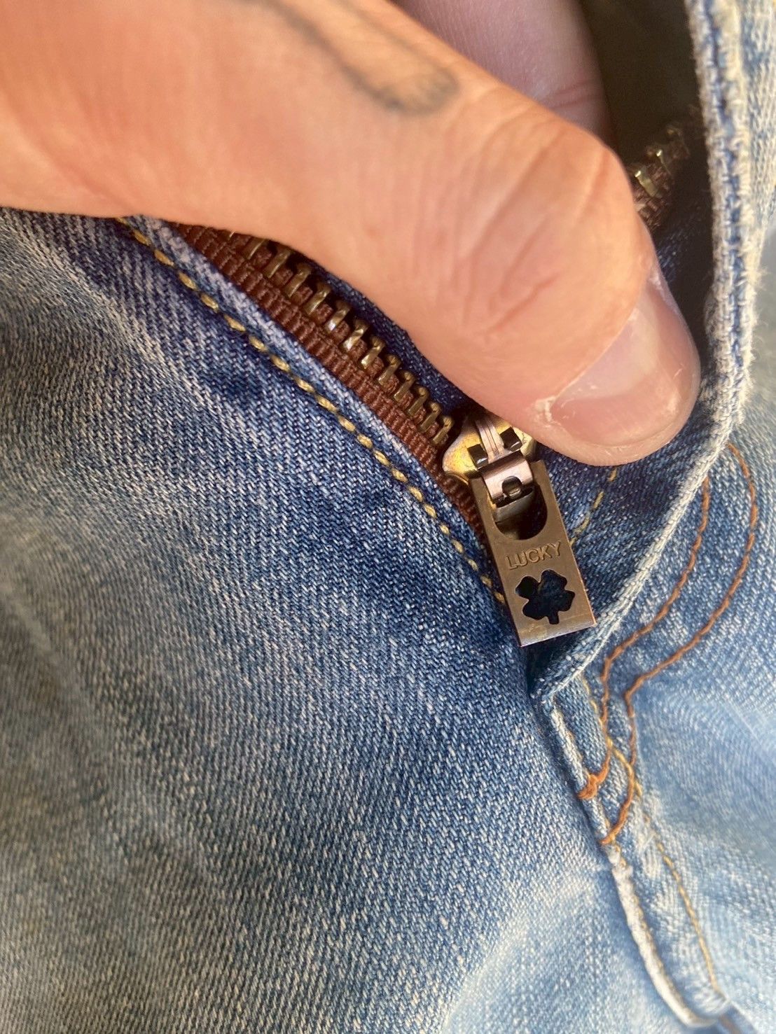 Junya Watanabe × Lucky Brand × Vintage Vintage Y2k Baggy denim feel like Jnco Size US 32 / EU 48 - 4 Thumbnail