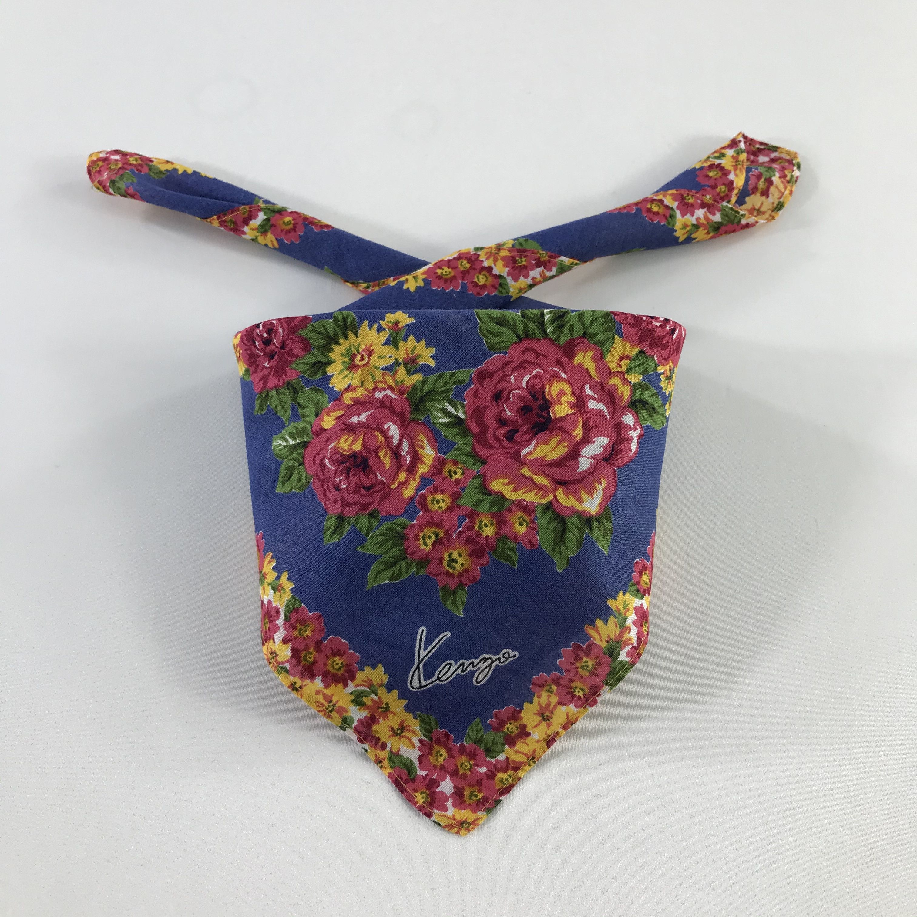 Kenzo × Vintage Kenzo Bandana / Handkerchief / Neckerchief - S945 Size ONE SIZE - 3 Thumbnail
