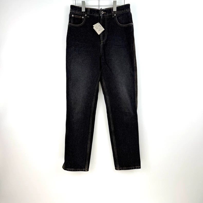 Loewe loewe Leather label logo jeans 2504-Nextarrow Size US 40 / EU 56 - 3 Thumbnail