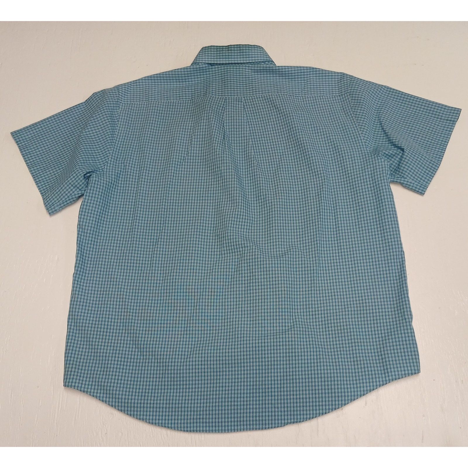 Roundtree & Yorke Roundtree & Yorke Classics Blue Plaid Dress Casual Shirt Size US L / EU 52-54 / 3 - 7 Thumbnail