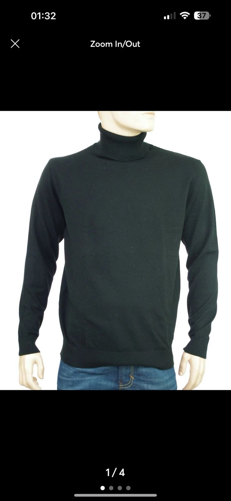 Scotch & Soda Scotch & Soda Black TurtleNeck XXL Size US XL / EU 56 / 4 - 4 Thumbnail
