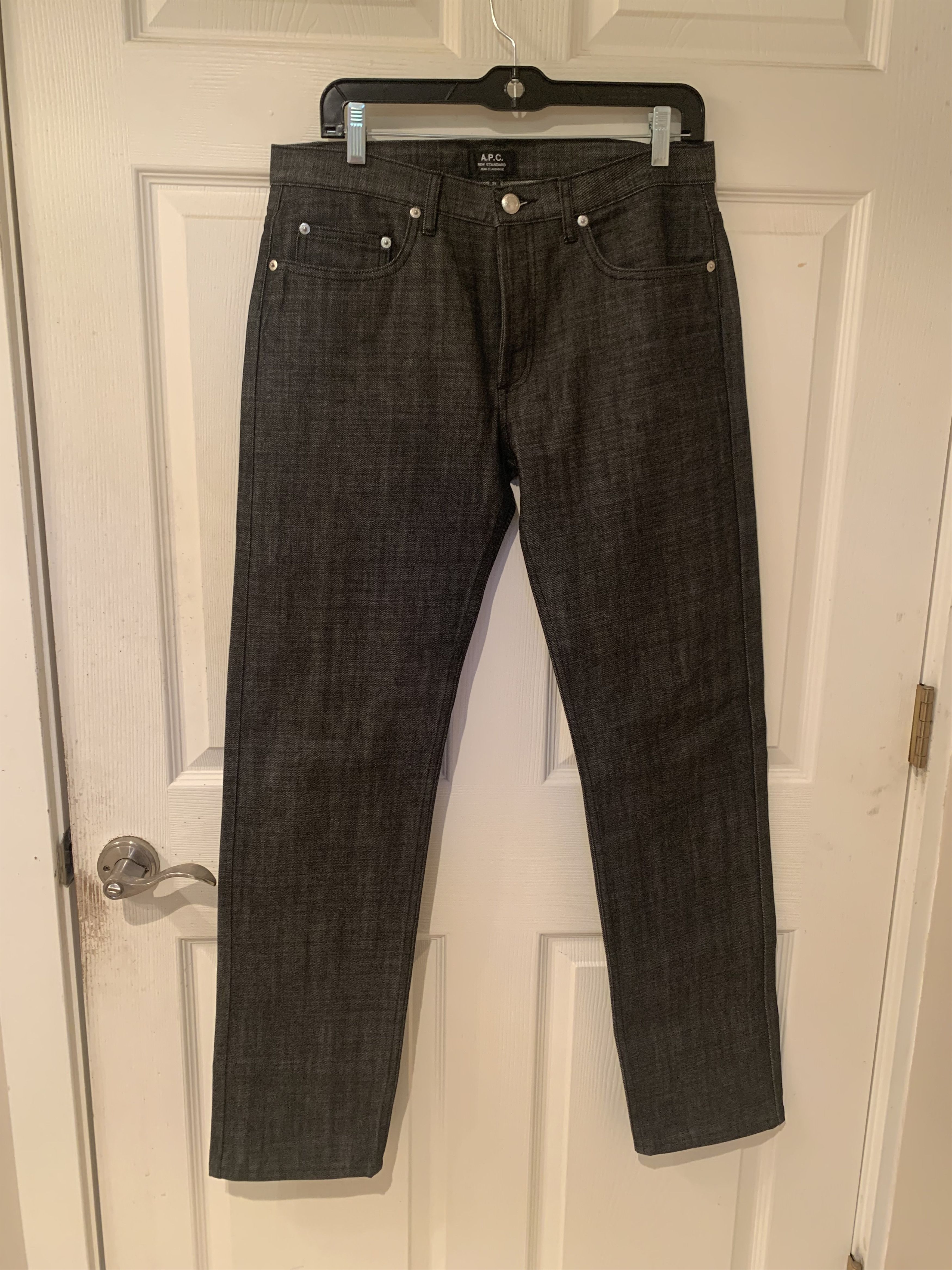 A.P.C. APC New Standard Black Denim Size US 31 - 1 Thumbnail
