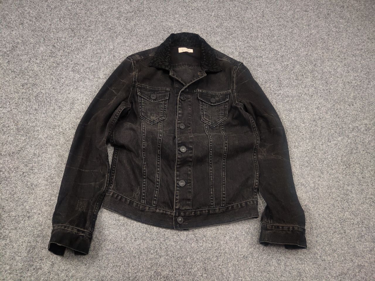 Allsaints Allsaints donlington Distressed Denim Jacket Washed Black Size US S / EU 44-46 / 1 - 3 Thumbnail