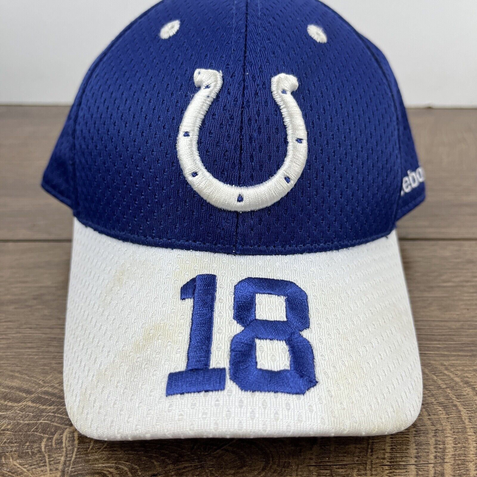 Reebok Indianapolis Colts Hat Reebok Adjustable YOUTH Size Hat Peyt Size ONE SIZE - 7 Thumbnail