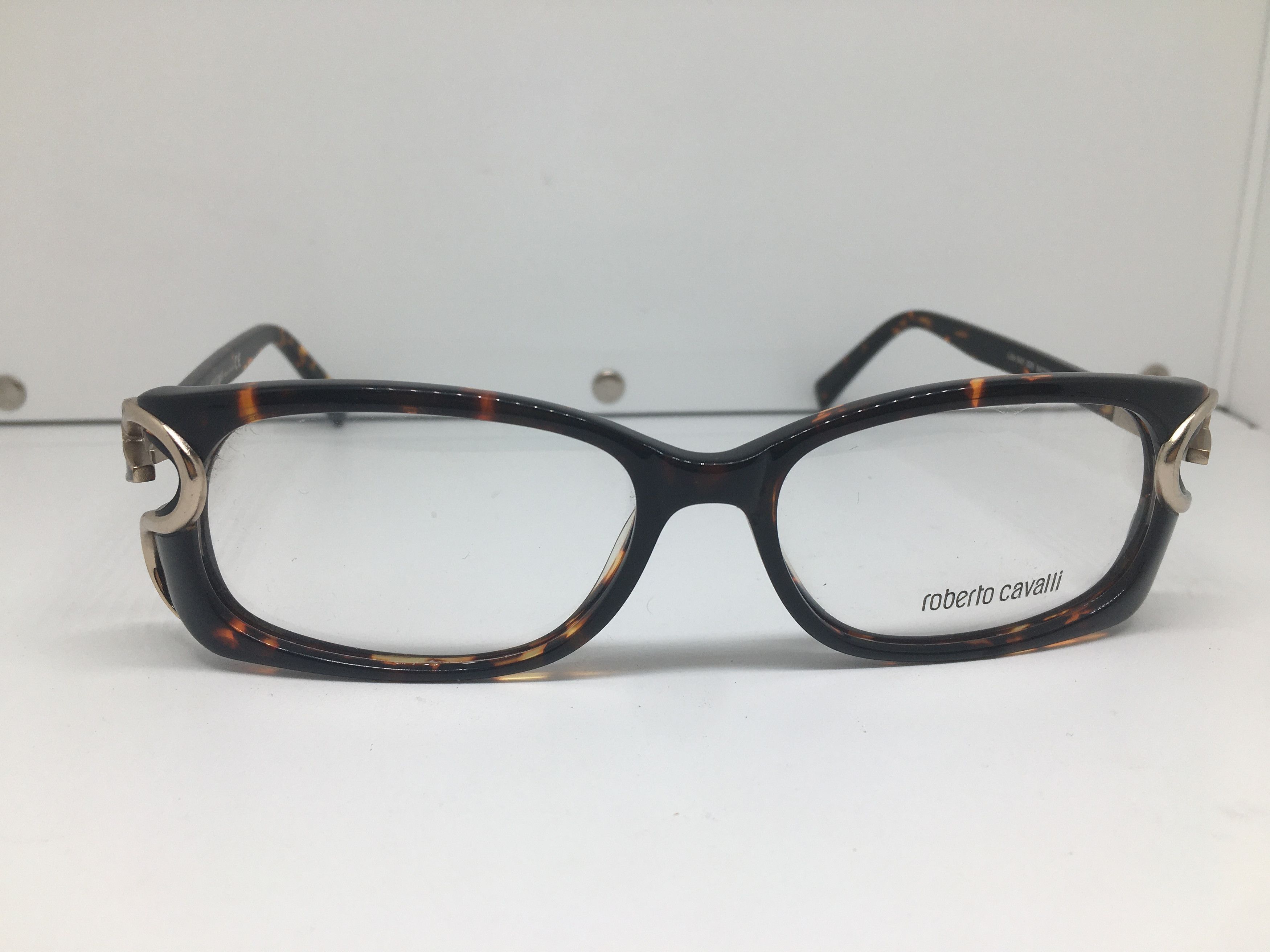 Just Cavalli Just Cavalli Tortoise Acetate Eyeglasses Frame Size ONE SIZE - 2 Thumbnail