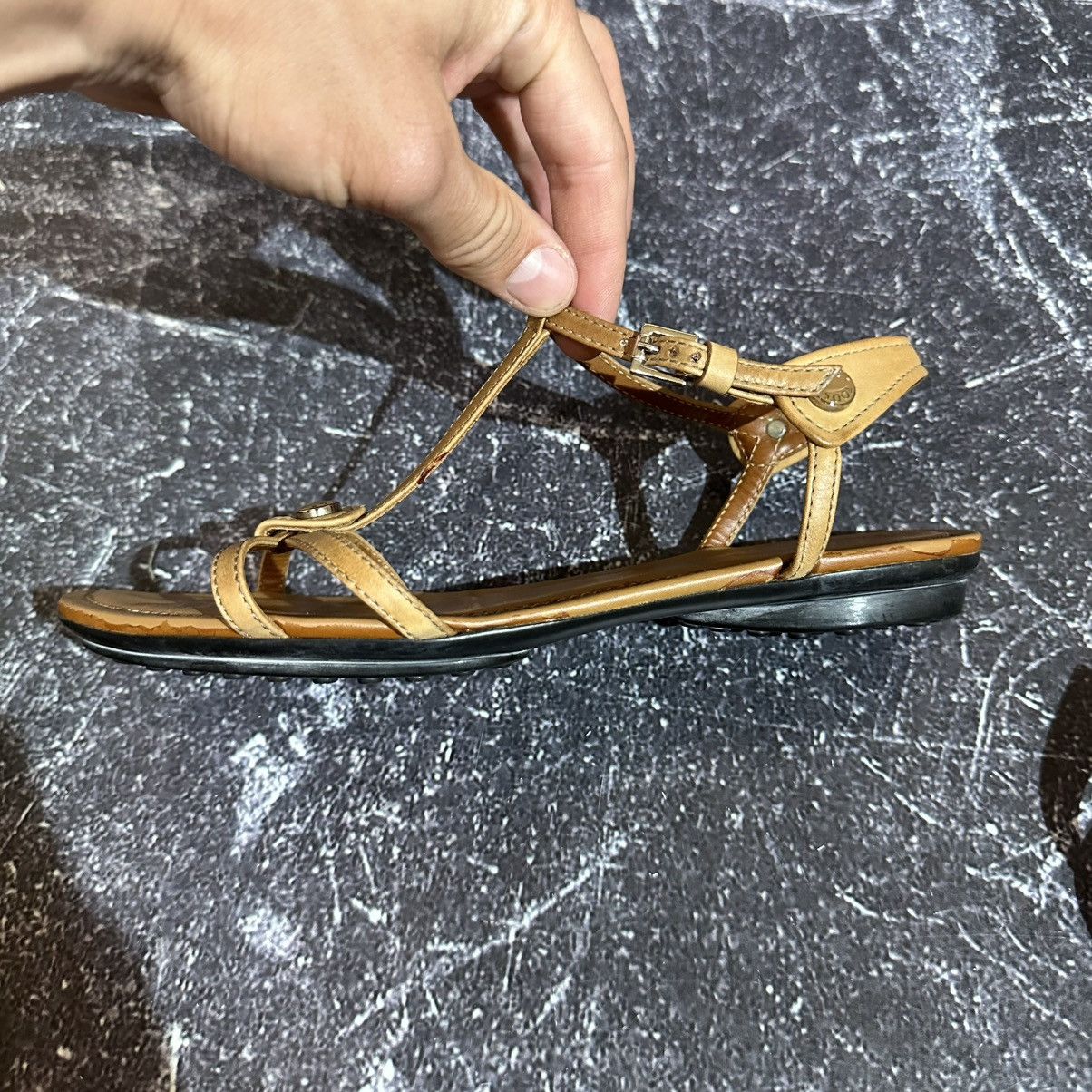 Tod's TOD’S - Women’s Leather Sandals Size 38 Size US 8 / IT 38 - 10 Thumbnail