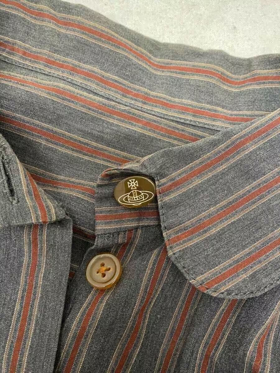 Vivienne Westwood Striped Orb Blouse Size L / US 10 / IT 46 - 6 Thumbnail