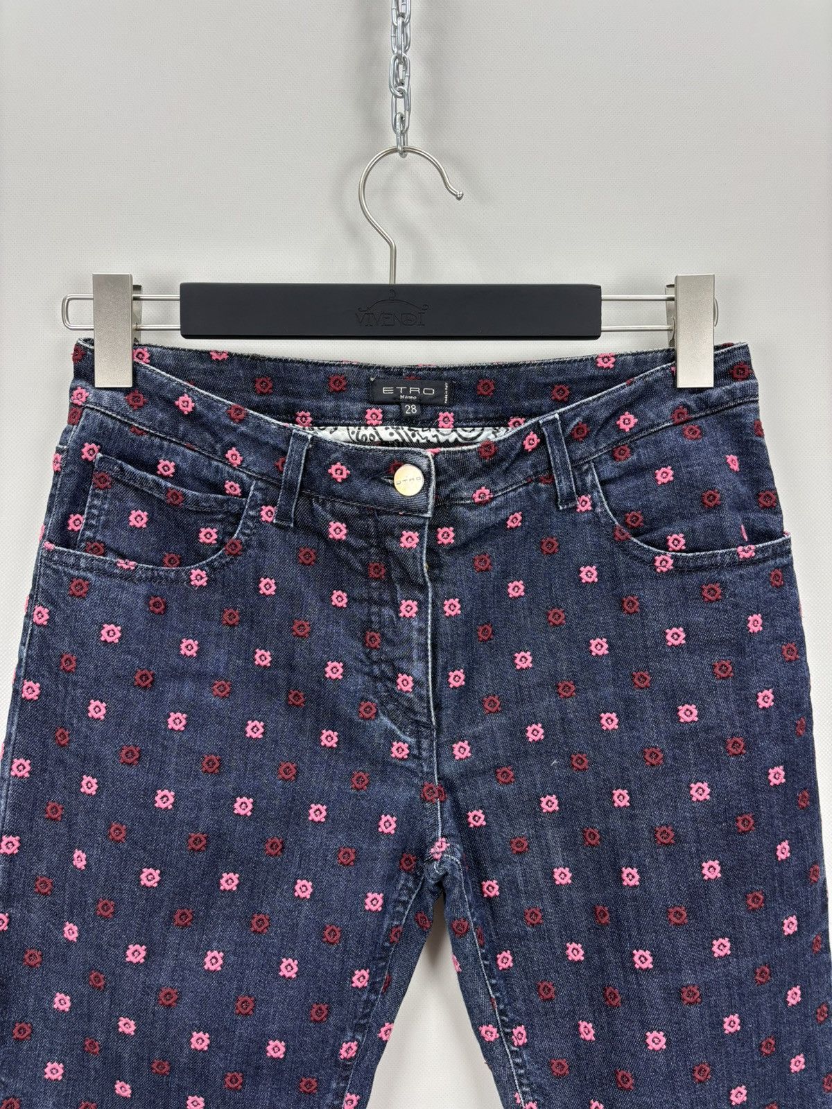 Etro Womens jeans ETRO Milano Size 28 Color Blue Size 24" / US 00 / IT 34 - 4 Thumbnail