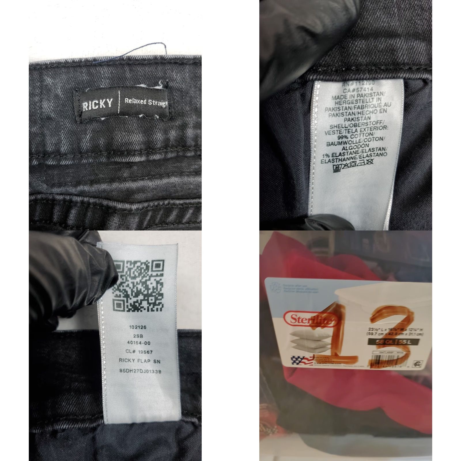 True Religion VINTAGE True Religion Ricky BLACK Jeans 42 Relaxed Straight Mens 5-Pocket Zipper Closure Black Logo USA 90s? Size US 42 / EU 58 - 10 Thumbnail