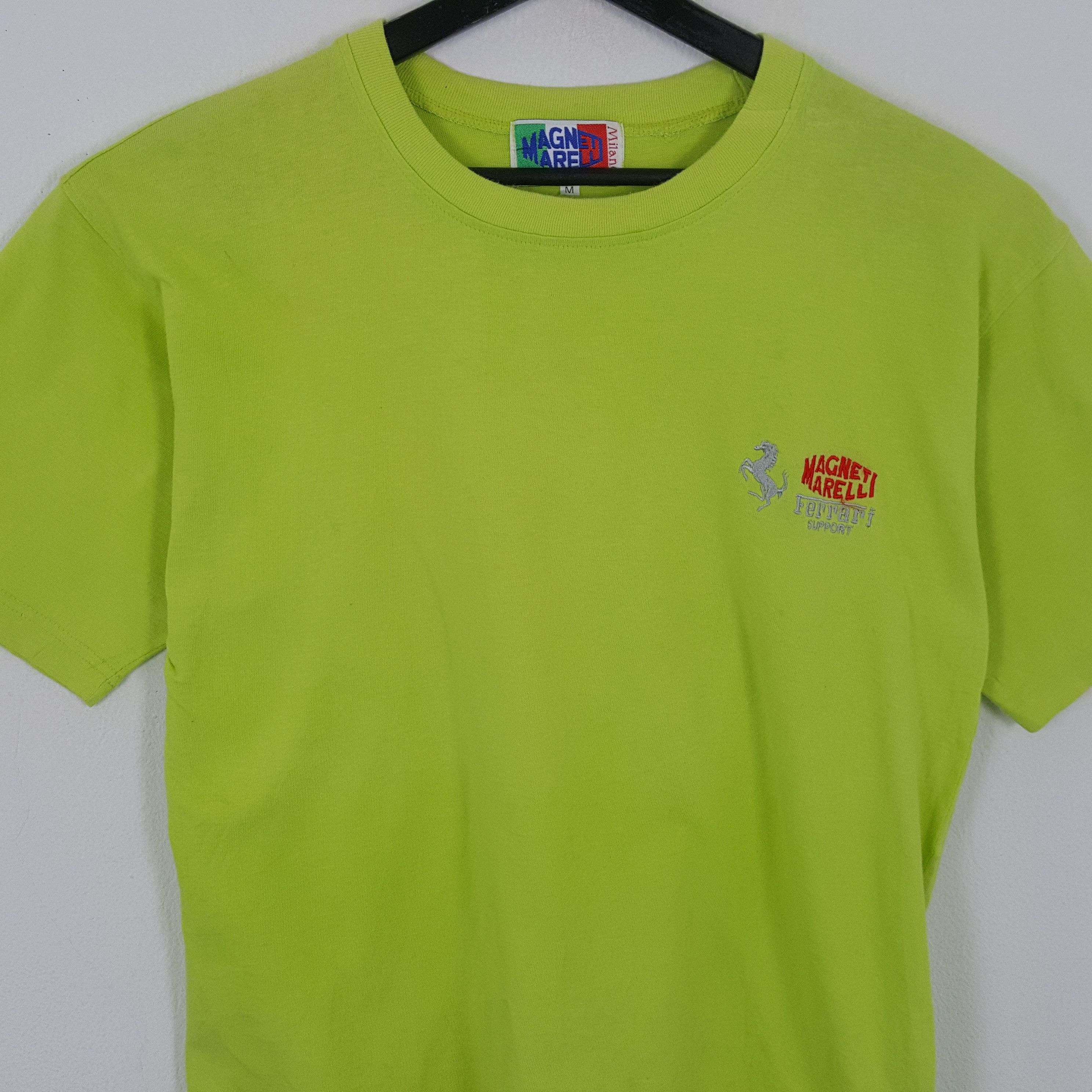 Ferrari × Vintage MAGNETI MARELLI FERRARI Logo Design Tshirt Size US L / EU 52-54 / 3 - 2 Thumbnail