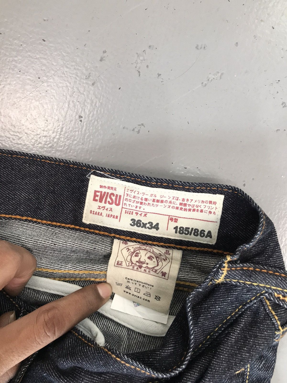 Evisu Rare vintage Evisu kuro Osaka stretchseem denim Size US 36 / EU 52 - 6 Thumbnail