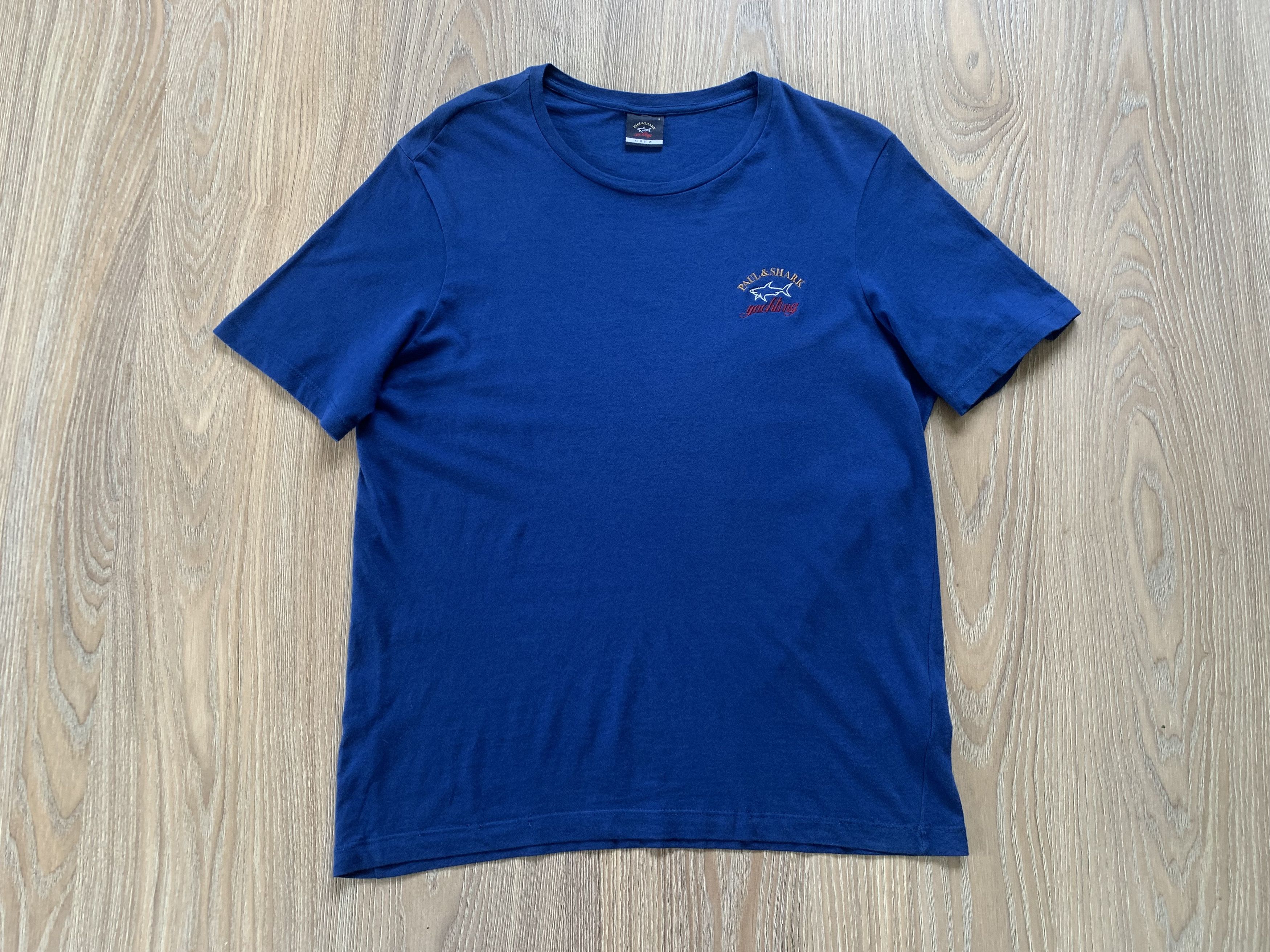 Paul & Shark Vintage Paul & Shark Yachting Crew Blue T Shirt Size US S / EU 44-46 / 1 - 2 Thumbnail