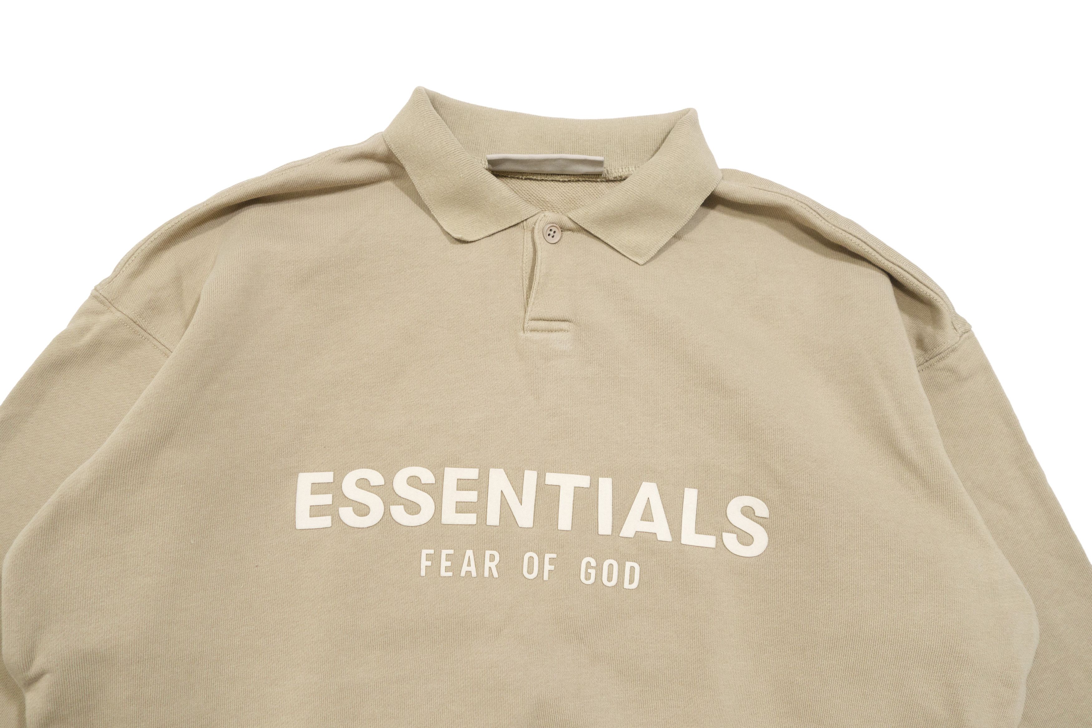 Fear of God Essentials Big Logo Polo Sweatshirt Size S / US 4 / IT 40 - 4 Thumbnail