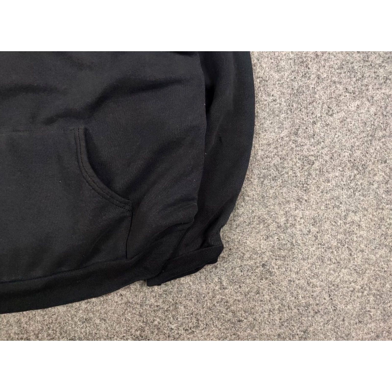 Fruit Of The Loom VINTAGE Fruit of the Loom Hoodie Mens L Black 90s USA Style Size US L / EU 52-54 / 3 - 4 Thumbnail
