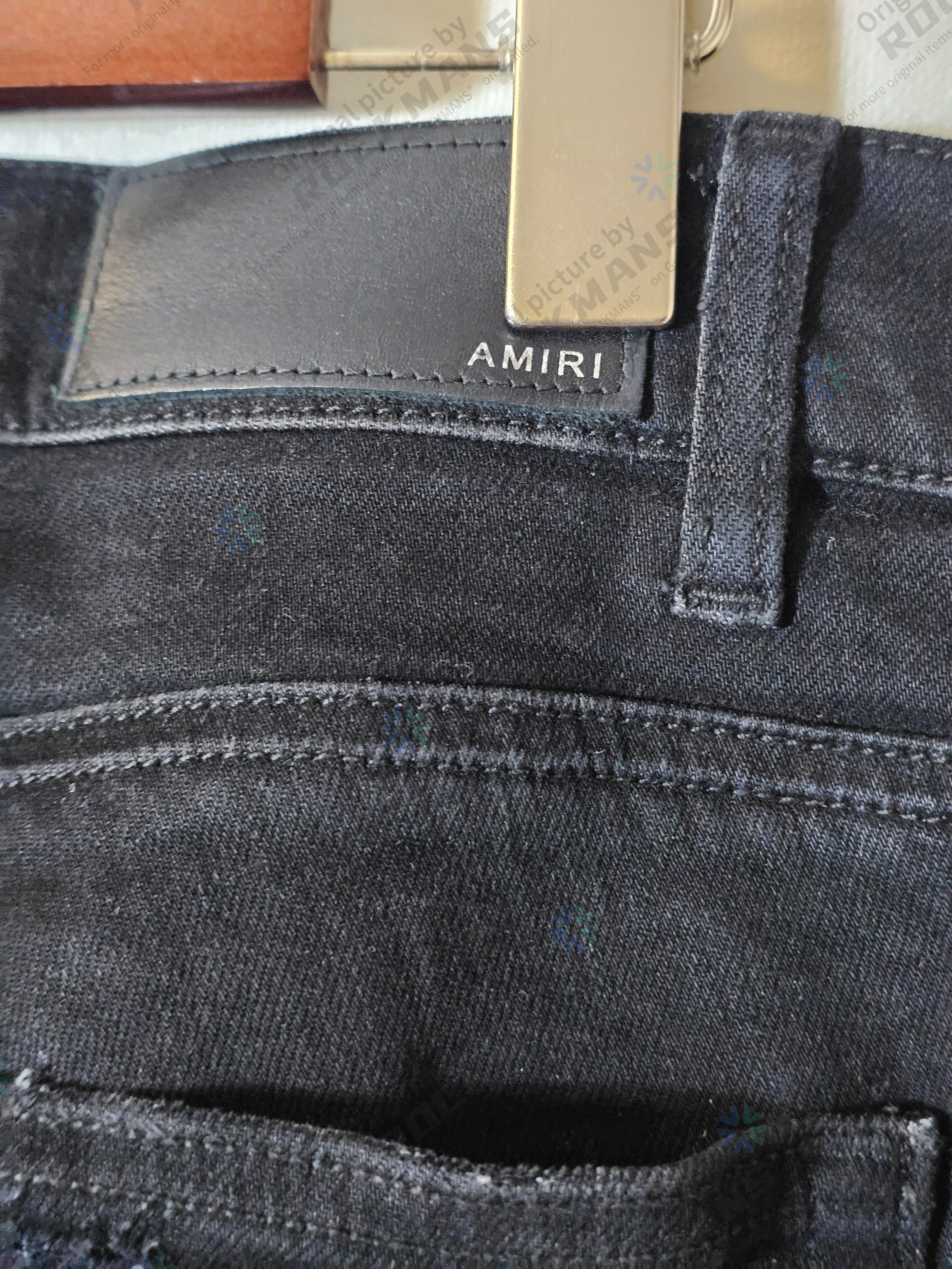 Amiri Amiri Black Denim Jeans with Black Lining Size 32 Size US 32 / EU 48 - 5 Thumbnail