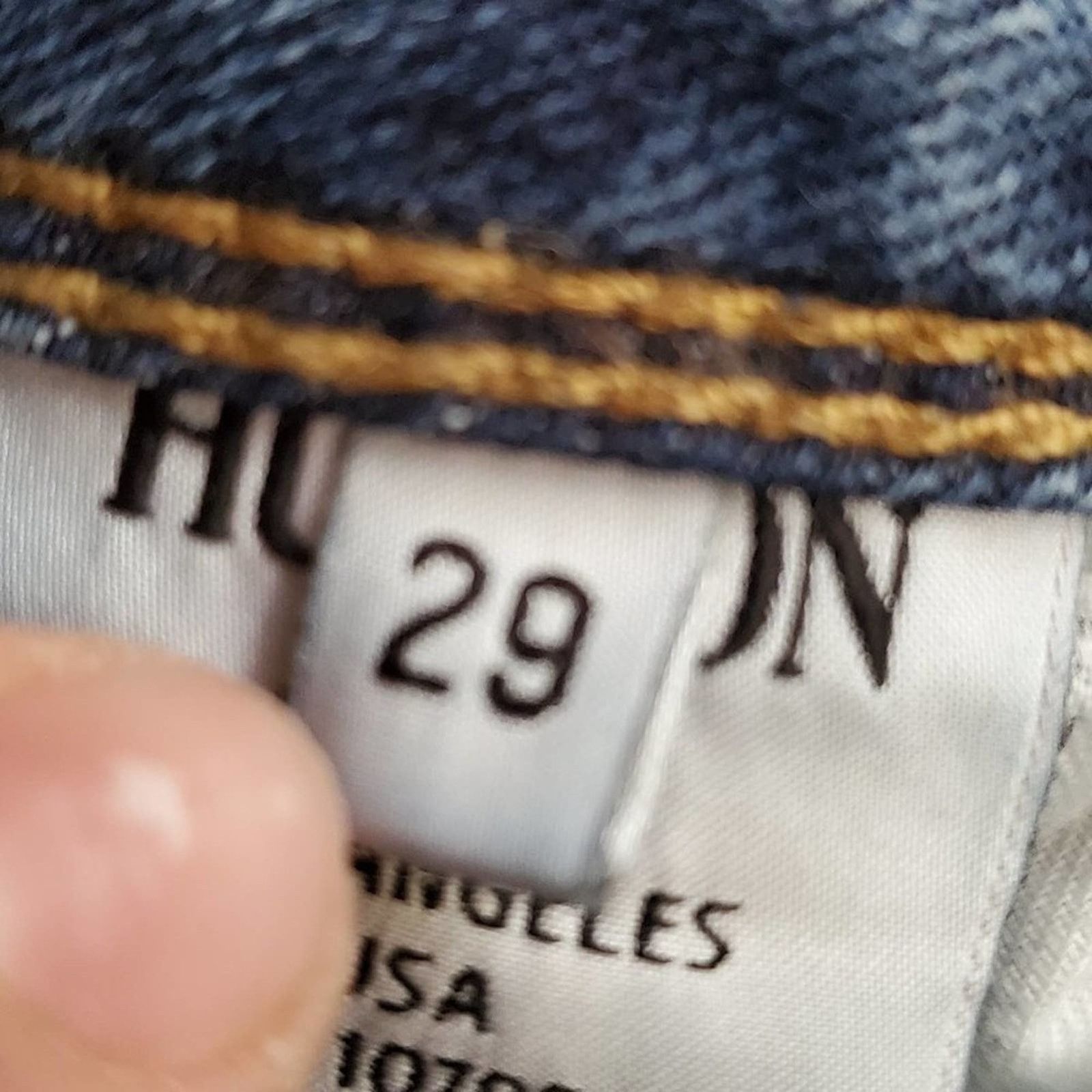 Hudson Vintage Y2K Hudson Napo Collin Flap Low Rise Jeans - 29 Size 29" - 11 Thumbnail