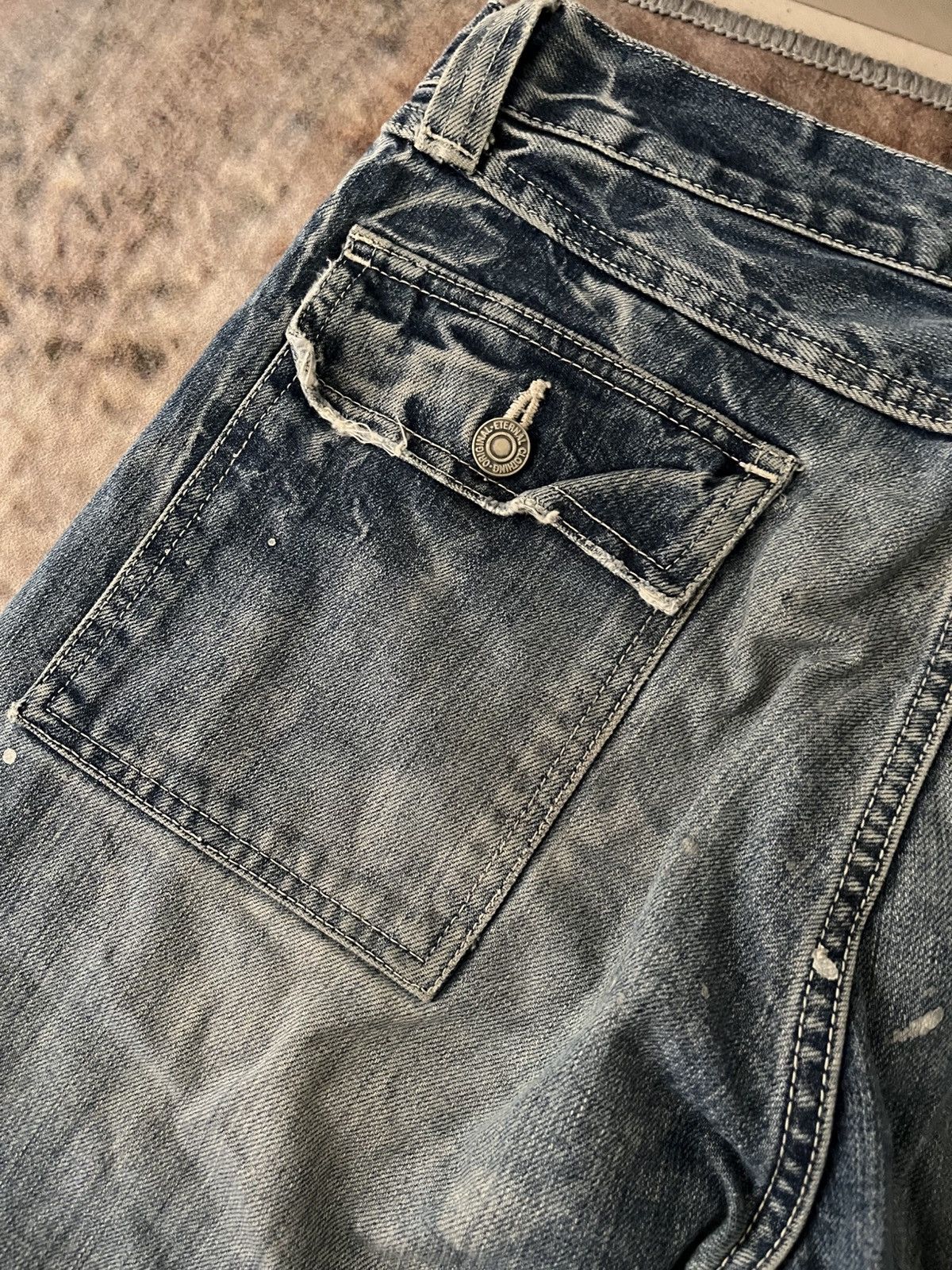 Eternal × Japanese Brand × Vintage Baggy Eternal Workwear Denim Size US 34 / EU 50 - 4 Thumbnail