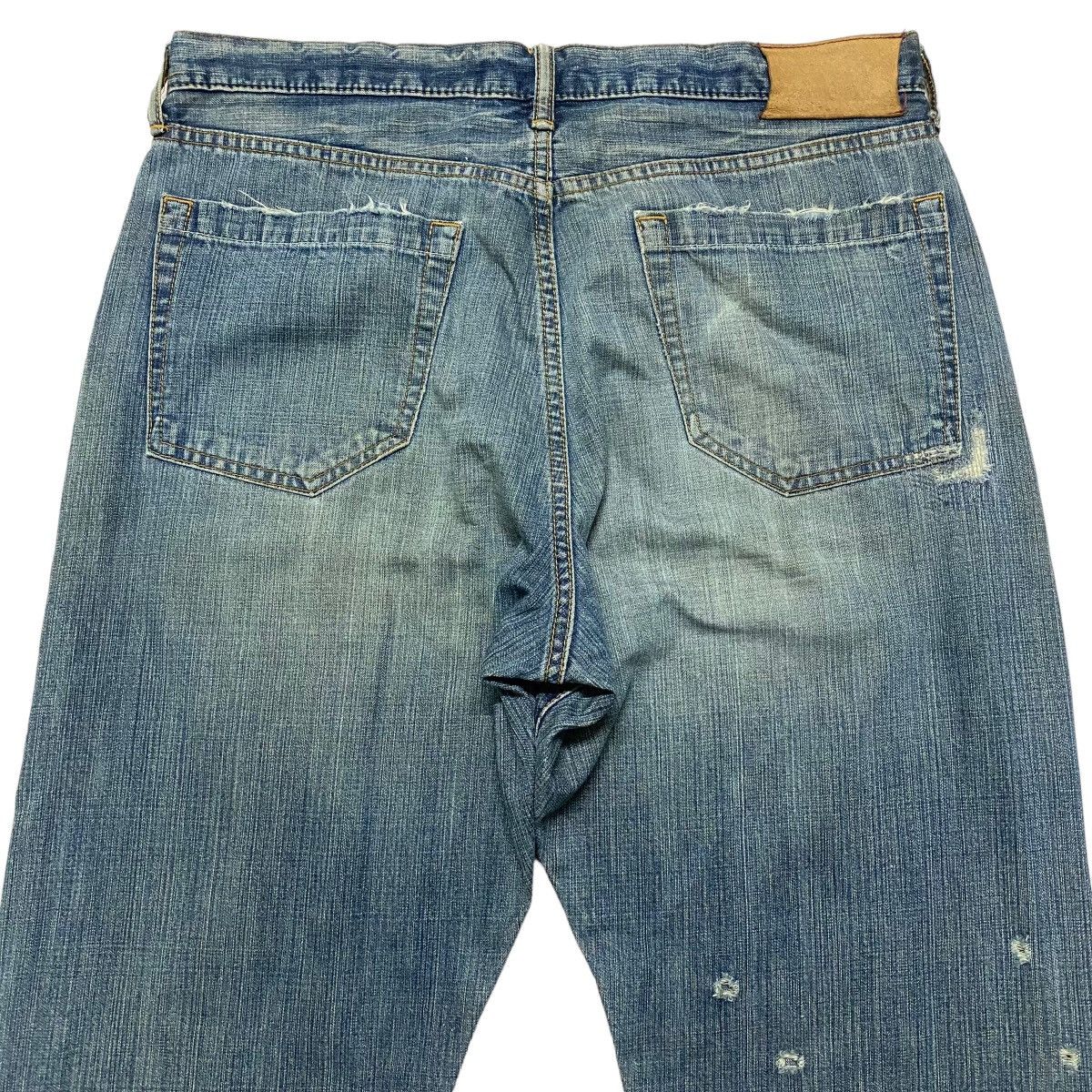 Swagger SWAGGER Mud Wash Distressed Denim Jeans Size US 34 / EU 50 - 9 Thumbnail