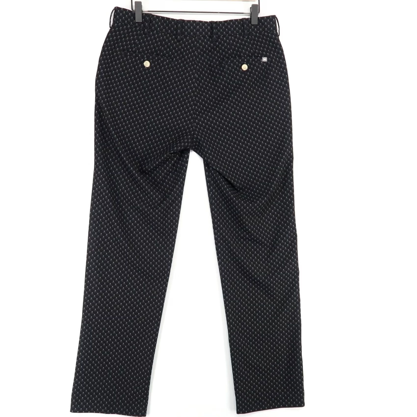 Peter Millar Peter Millar Golf Pants Mens 32x32 Black Gray Performance Size US 32 / EU 48 - 2 Thumbnail