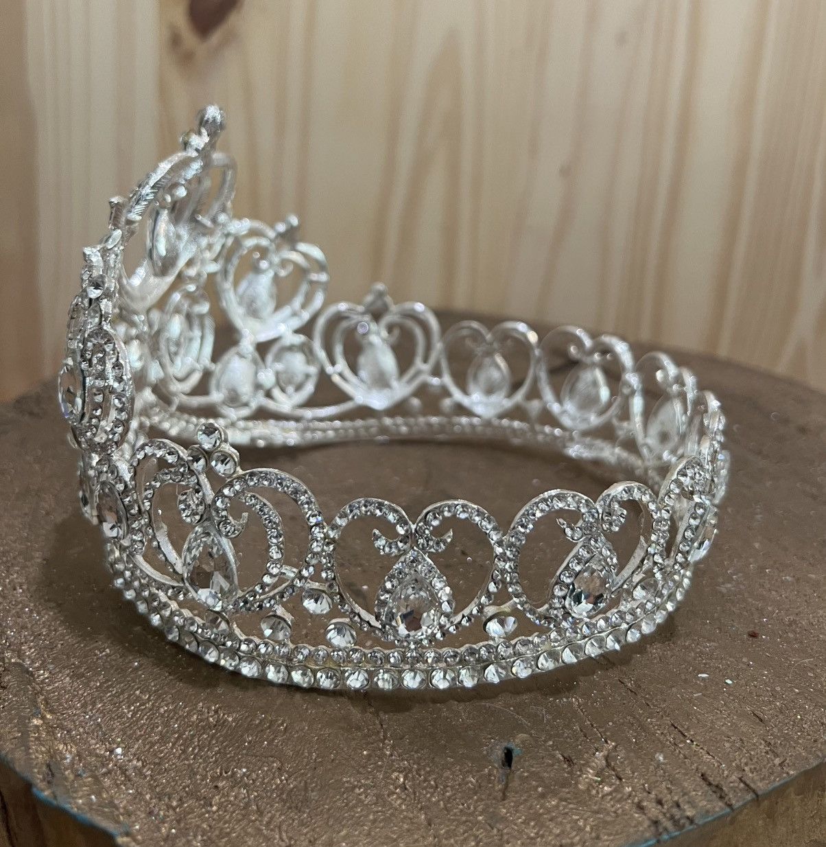 Other Elegant Birthday Princess Silver Tiara Crown Size ONE SIZE - 3 Thumbnail