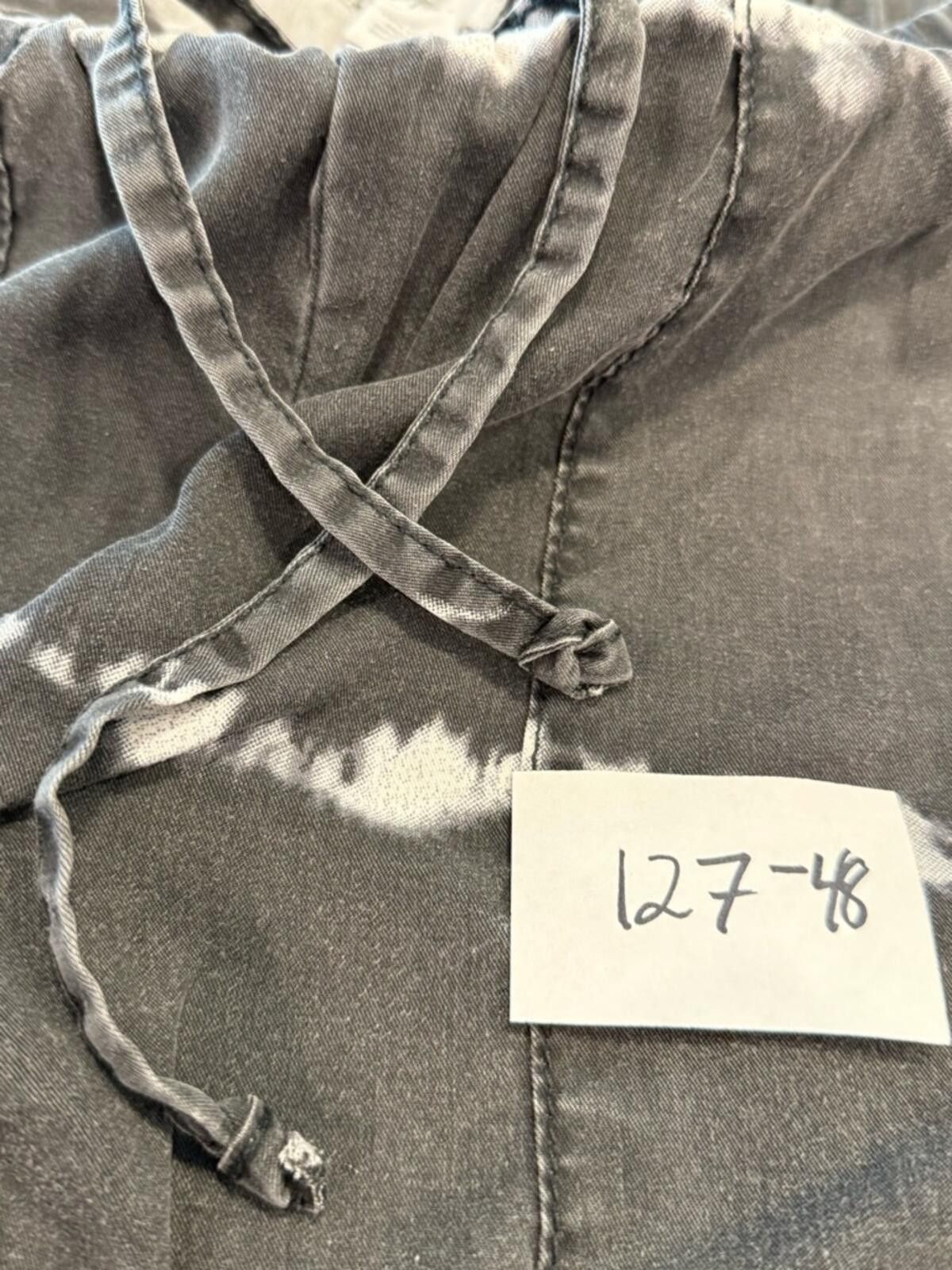 Other Japna charcoal grey & white tie dye pants lyocell SZ SM Size 28" / US 6 / IT 42 - 8 Thumbnail