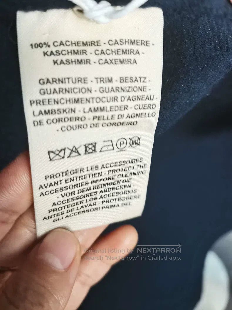 Hermes Hermes Navy Cloak Cashmere Coat Size XS / US 0-2 / IT 36-38 - 4 Thumbnail