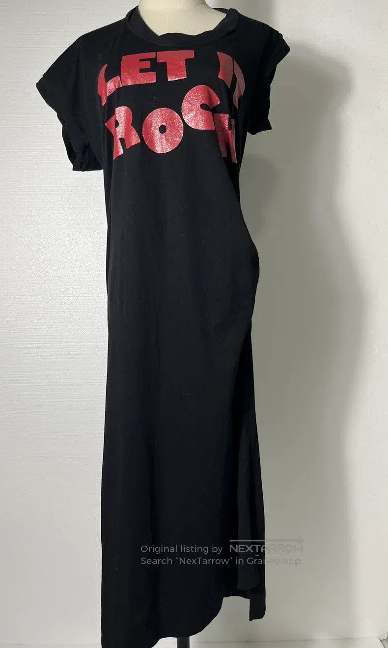 Vivienne Westwood Vivienne Westwood Black Dress, LET IT ROCK Letter Print De Size XS / US 0-2 / IT 36-38 - 1 Thumbnail