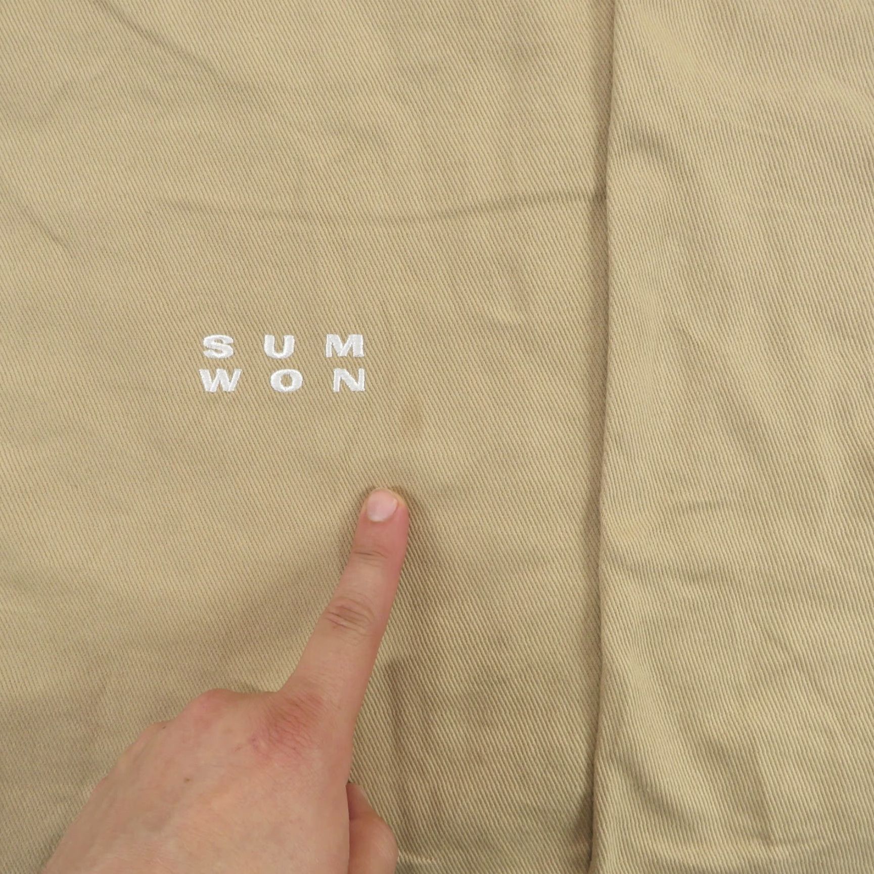 Doublet VINTAGE Sum Won Baggy Pants Men XL Carpenter Khaki Wide-Leg 38x30 Jeans? Size US 36 / EU 52 - 3 Thumbnail