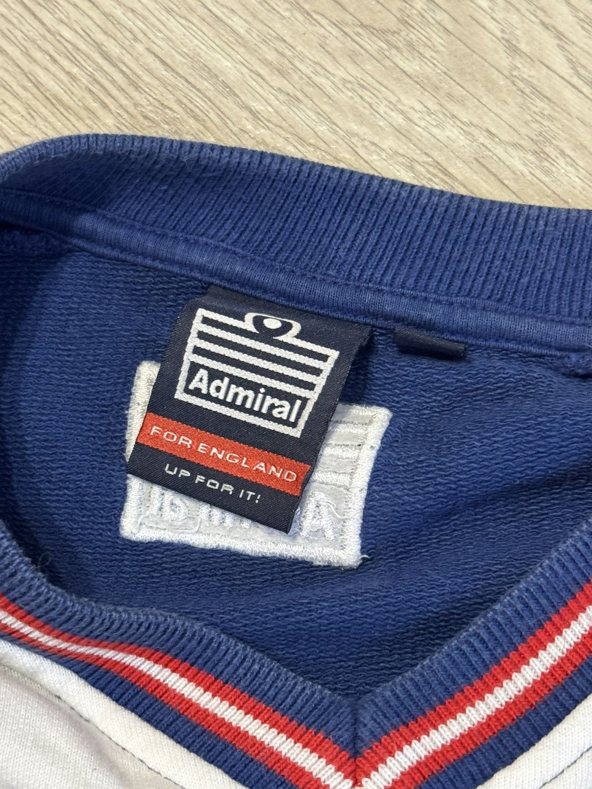 Vintage 🔷Rare Vintage Admiral England Cricket Vodafone Sweatshirt🔷 Size US XL / EU 56 / 4 - 6 Thumbnail