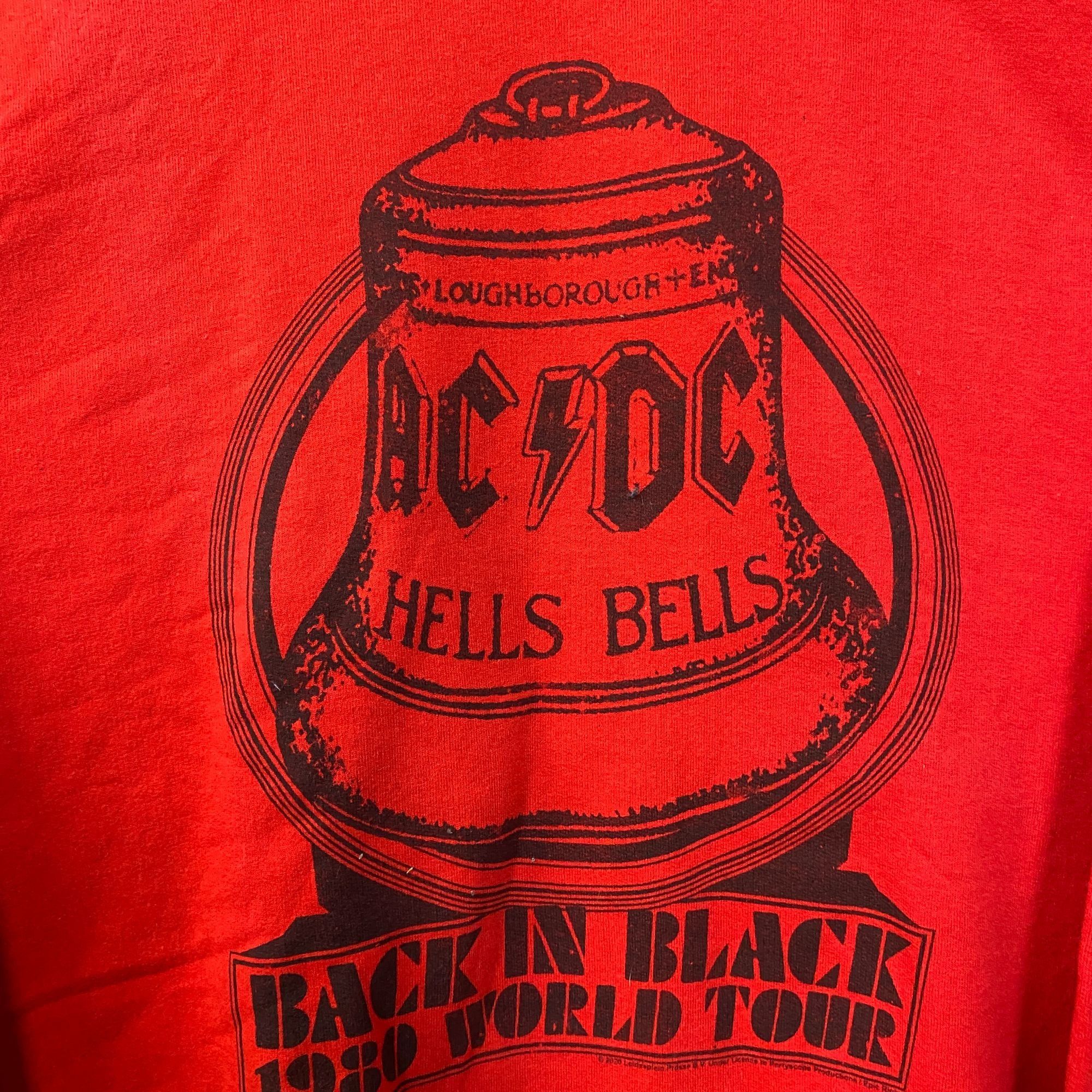 AC/DC Acdc Hells Bells BiB 80s World Tour Crewneck Sweater size XL Size US XL / EU 56 / 4 - 2 Thumbnail