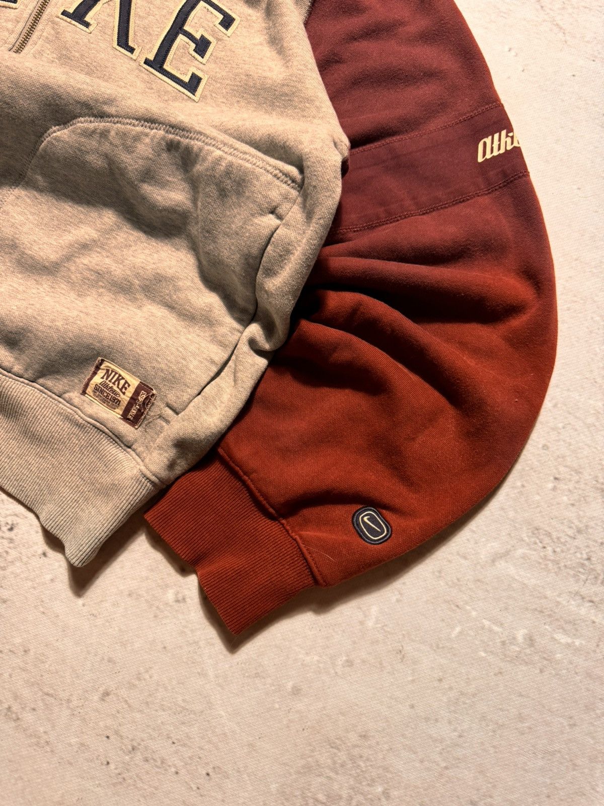 Nike × Vintage NIKE VINTAGE CENTER LOGO OVERSIZE BOXY HOODIE Size US XL / EU 56 / 4 - 3 Thumbnail