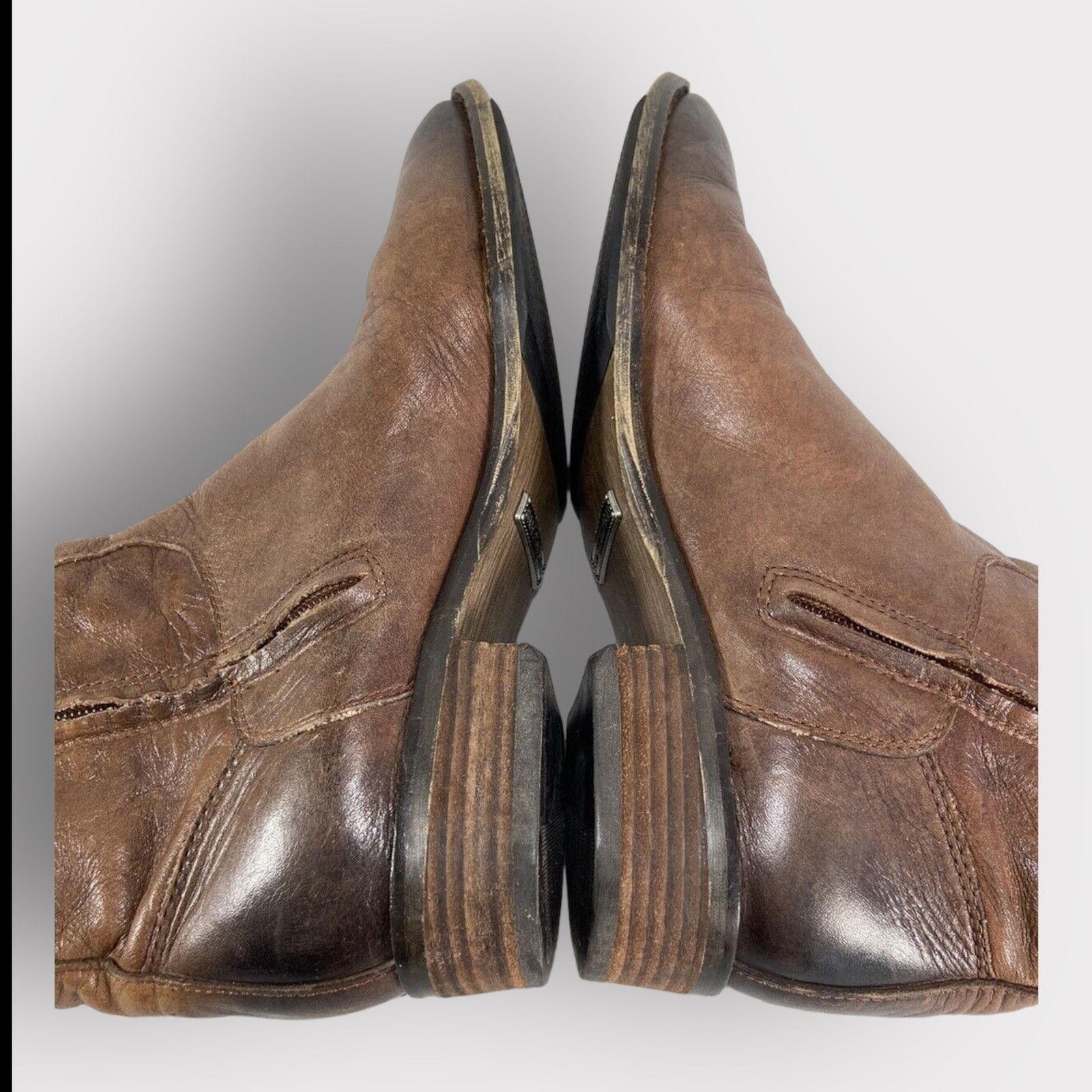 Nordstrom Sam Edelman | Phallon Brown Vintage Snap Button Boots | 6.5 Size US 6.5 / IT 36.5 - 2 Thumbnail