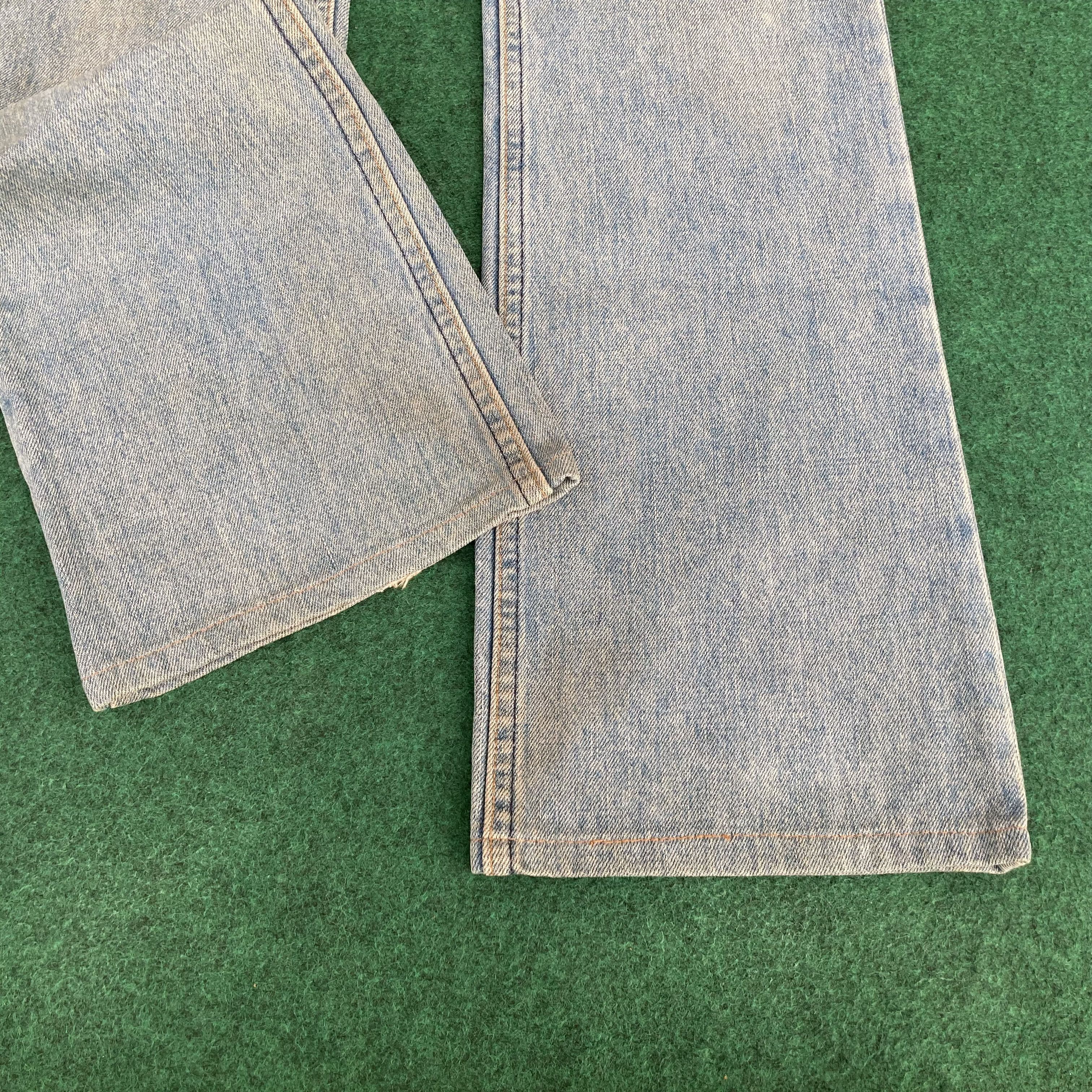 Levi's Vtg Levis 517 Denim Bootcut Sz 29 Faded Punk Grunge Jeans Size US 29 - 8 Thumbnail