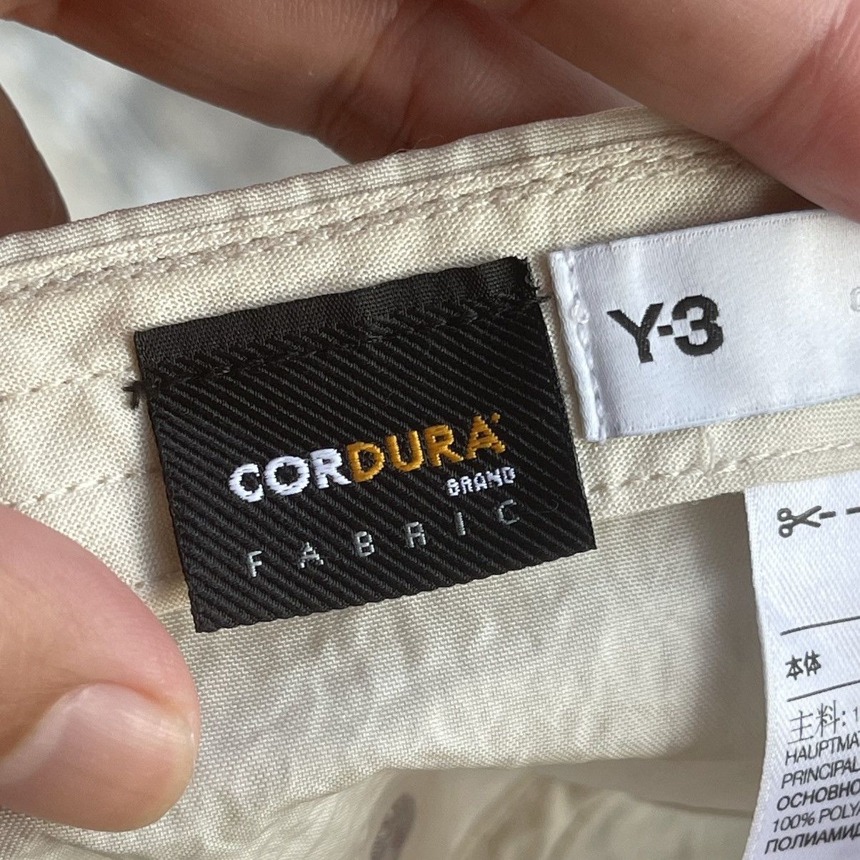 Adidas × Y-3 Adidas Y-3 Cordura Cap - Non-Dyed / Clear Brown (H54043 Size ONE SIZE - 4 Thumbnail