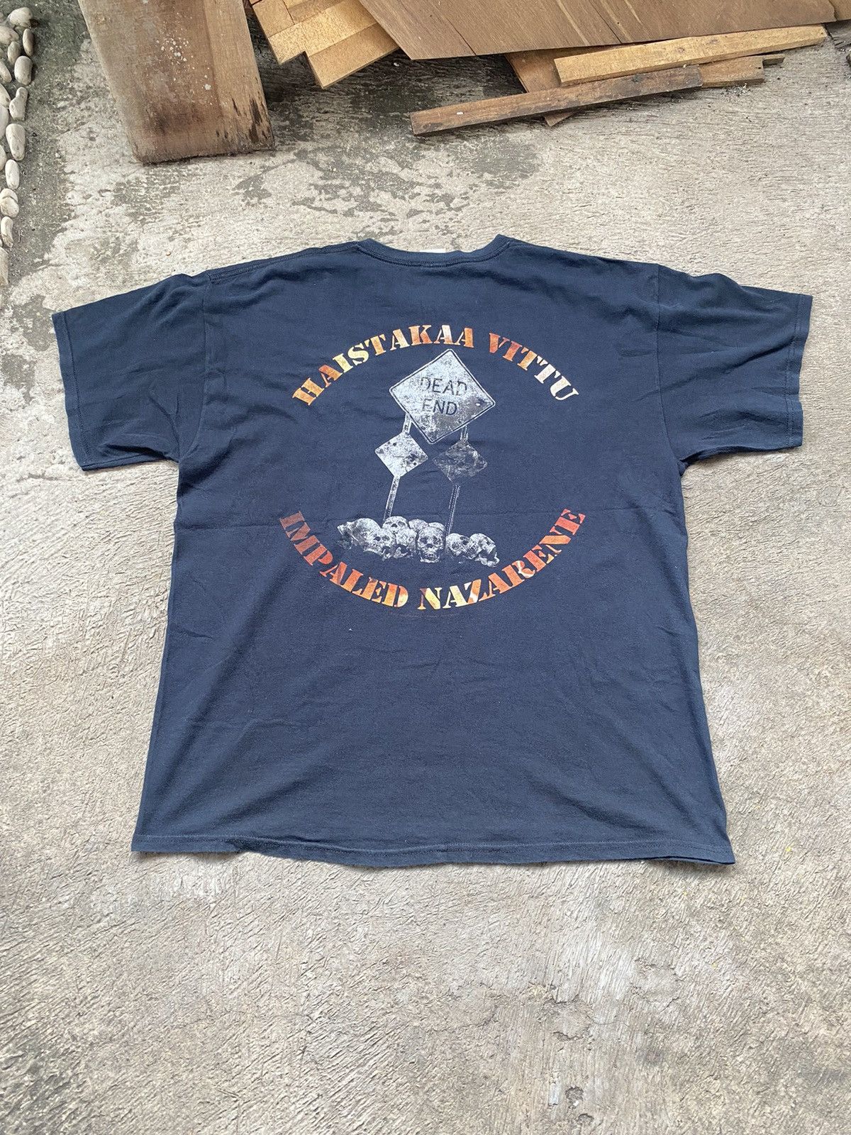 Band Tees Impaled Nazarene 2010 Album Band Tee Size US XL / EU 56 / 4 - 4 Thumbnail