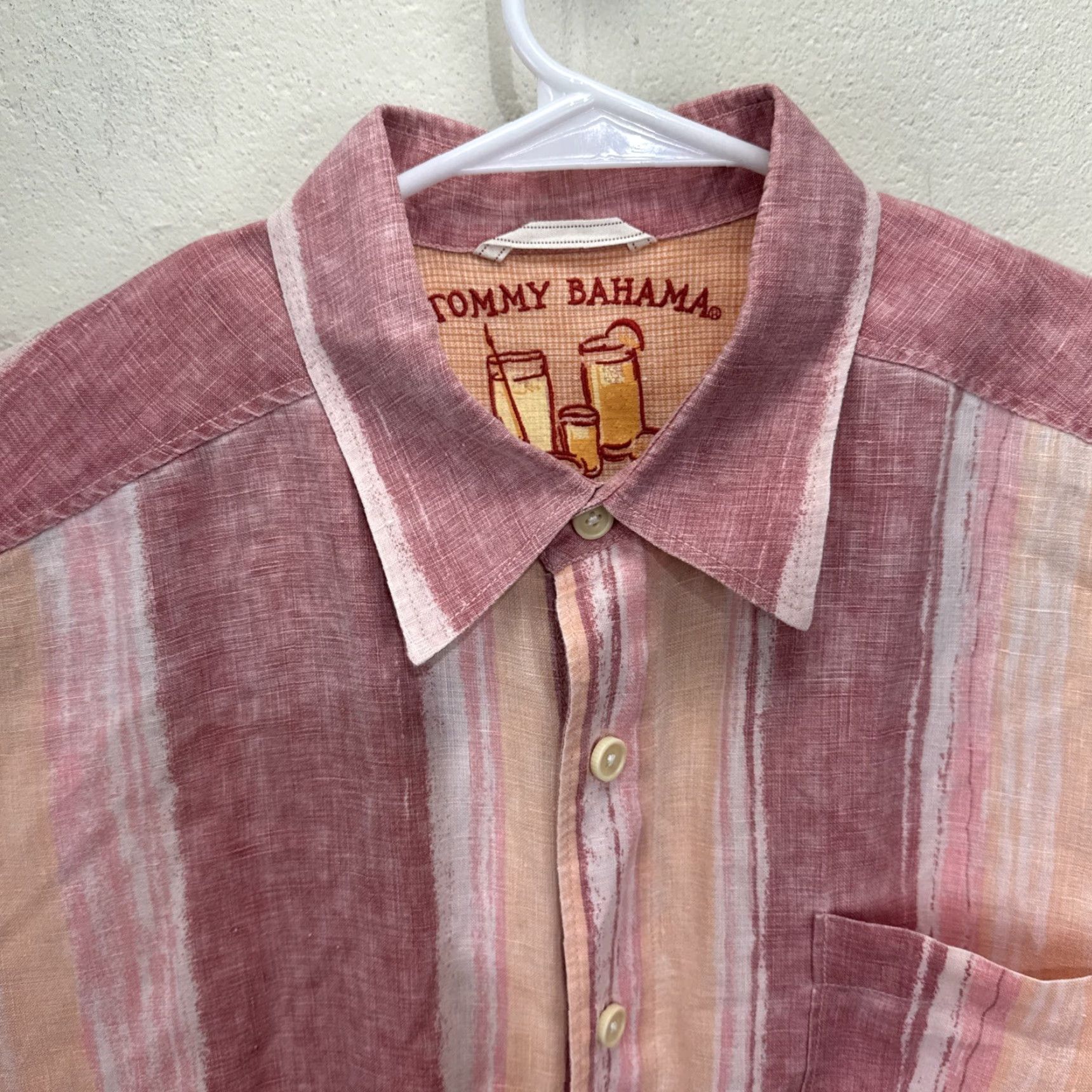 Tommy Bahama Tommy Bahama Shirt Mens Large Relax 100% Linen Button Up Long Sleeve Beach Size US L / EU 52-54 / 3 - 4 Thumbnail