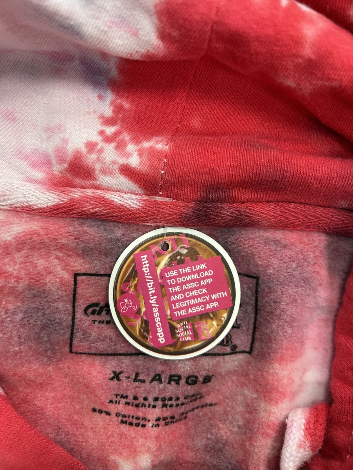 Anti Social Social Club Anti Social Social Club x Gran Turismo Dye Hoodie "Red" Size US XXL / EU 58 / 5 - 5 Thumbnail